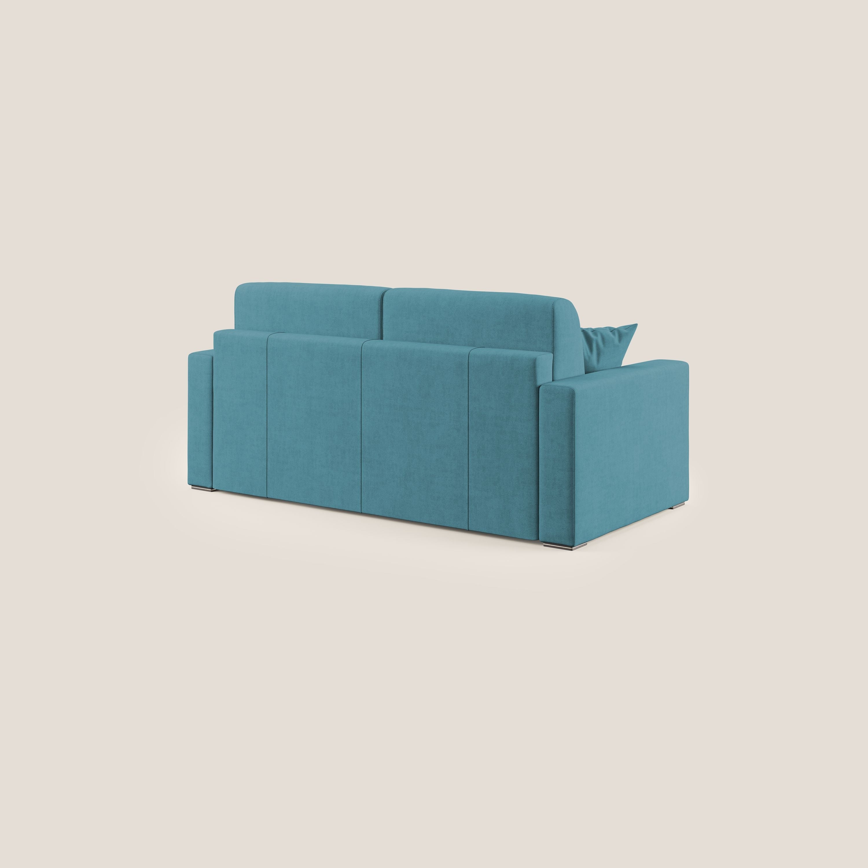Best Divano letto matrimoniale in tessuto impermeabile T02 azzurro - divitt.sbs