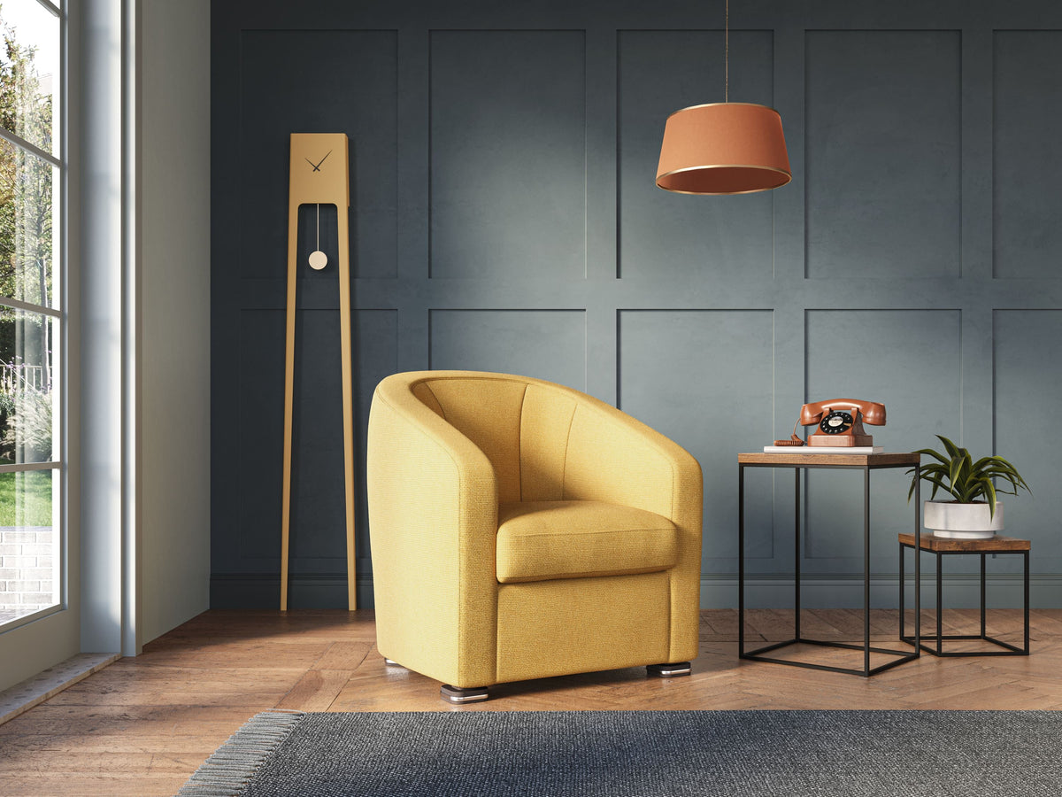 Cloe Poltroncina in tessuto smacchiabile con acqua QuickClean T08 rosso - divitt.sbs