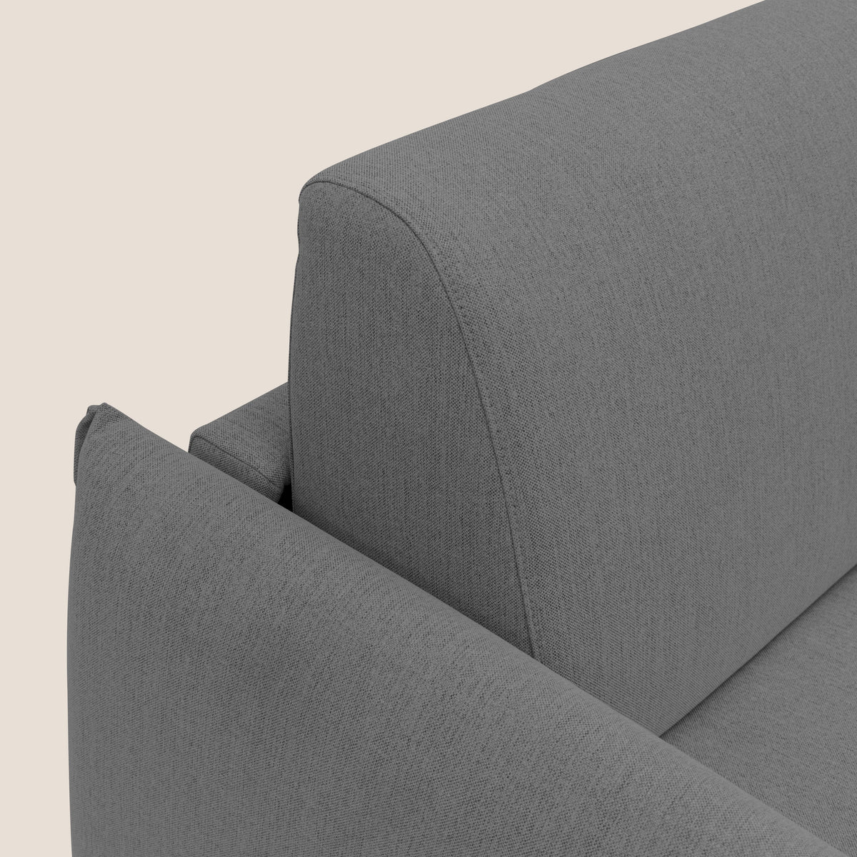 Scarlet divano letto in tessuto misto cotone impermeabile T19 antracite - divitt.sbs