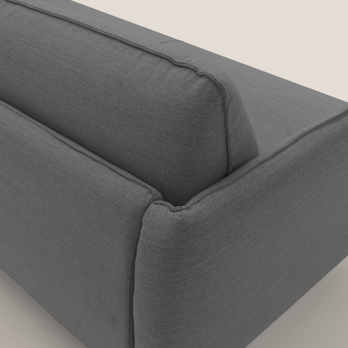 Texas Divano letto matrimoniale moderno in tessuto impermeabile T19 antracite - divitt.sbs