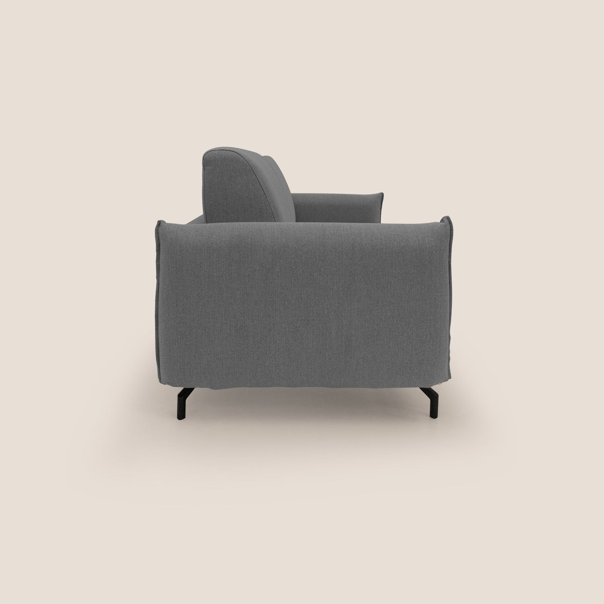 Scarlet divano letto in tessuto misto cotone impermeabile T19 antracite - divitt.sbs