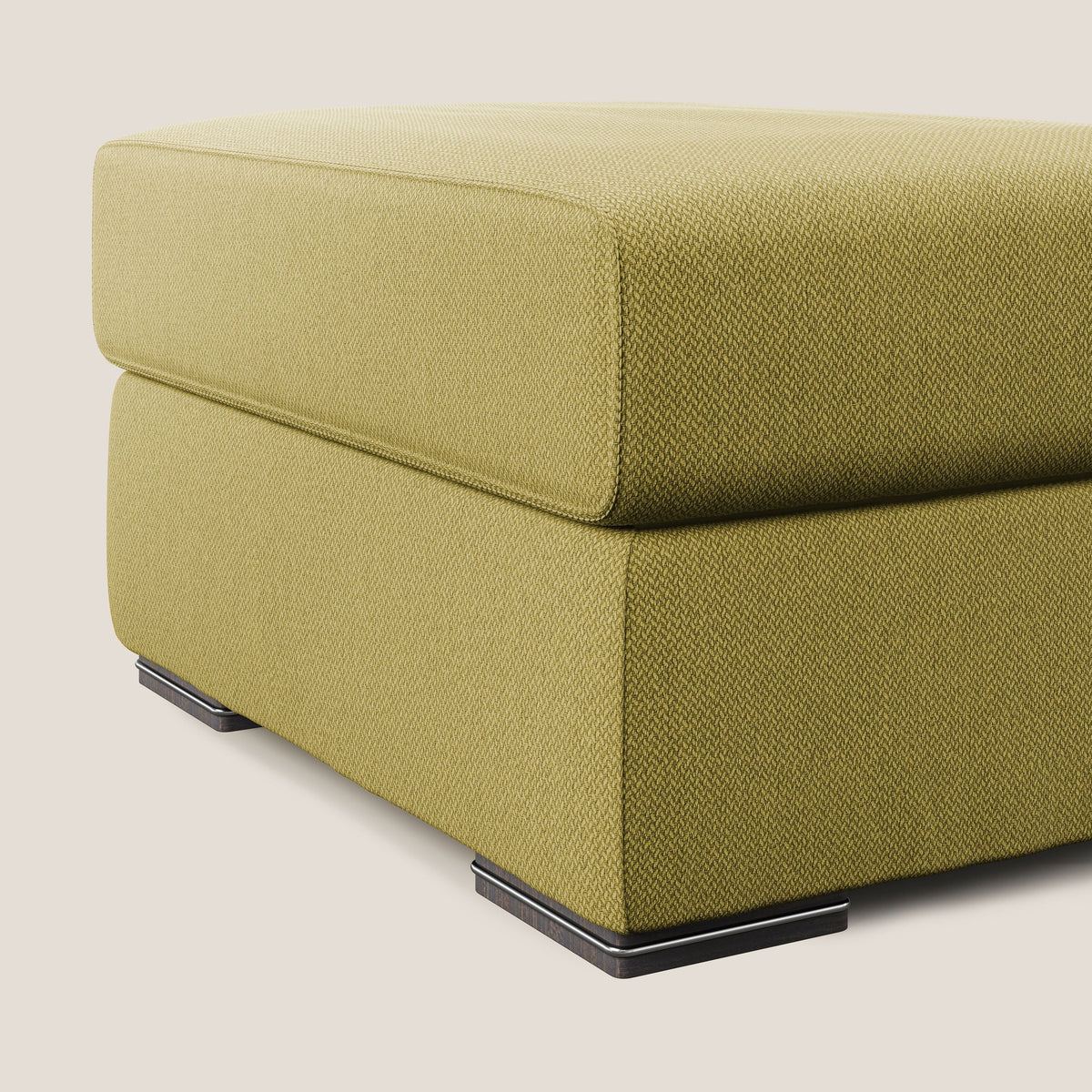 Sun pouf apribile contenitore in tessuto smacchiabile ad acqua T05 giallo - divitt.sbs