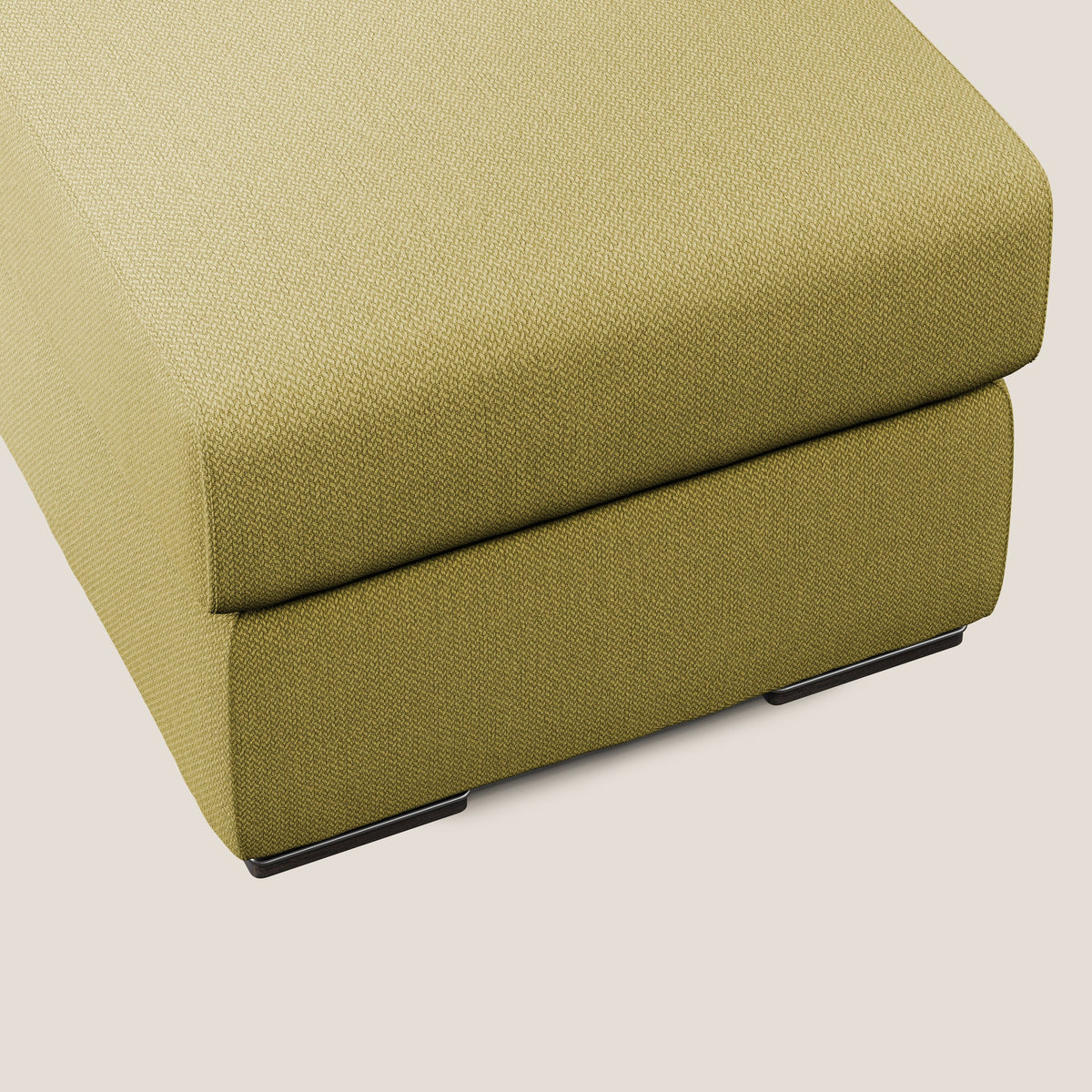Sun pouf apribile contenitore in tessuto smacchiabile ad acqua T05 giallo - divitt.sbs