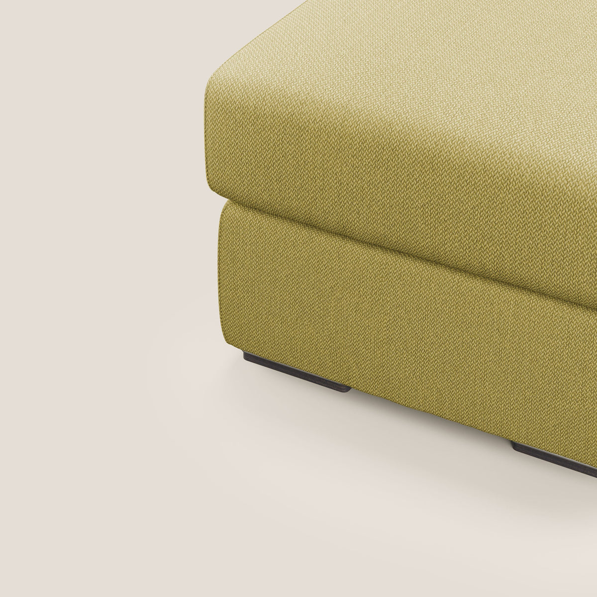 Sun pouf apribile contenitore in tessuto smacchiabile ad acqua T05 giallo - divitt.sbs
