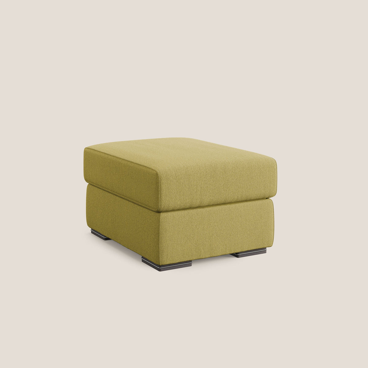 Sun pouf apribile contenitore in tessuto smacchiabile ad acqua T05 giallo - divitt.sbs