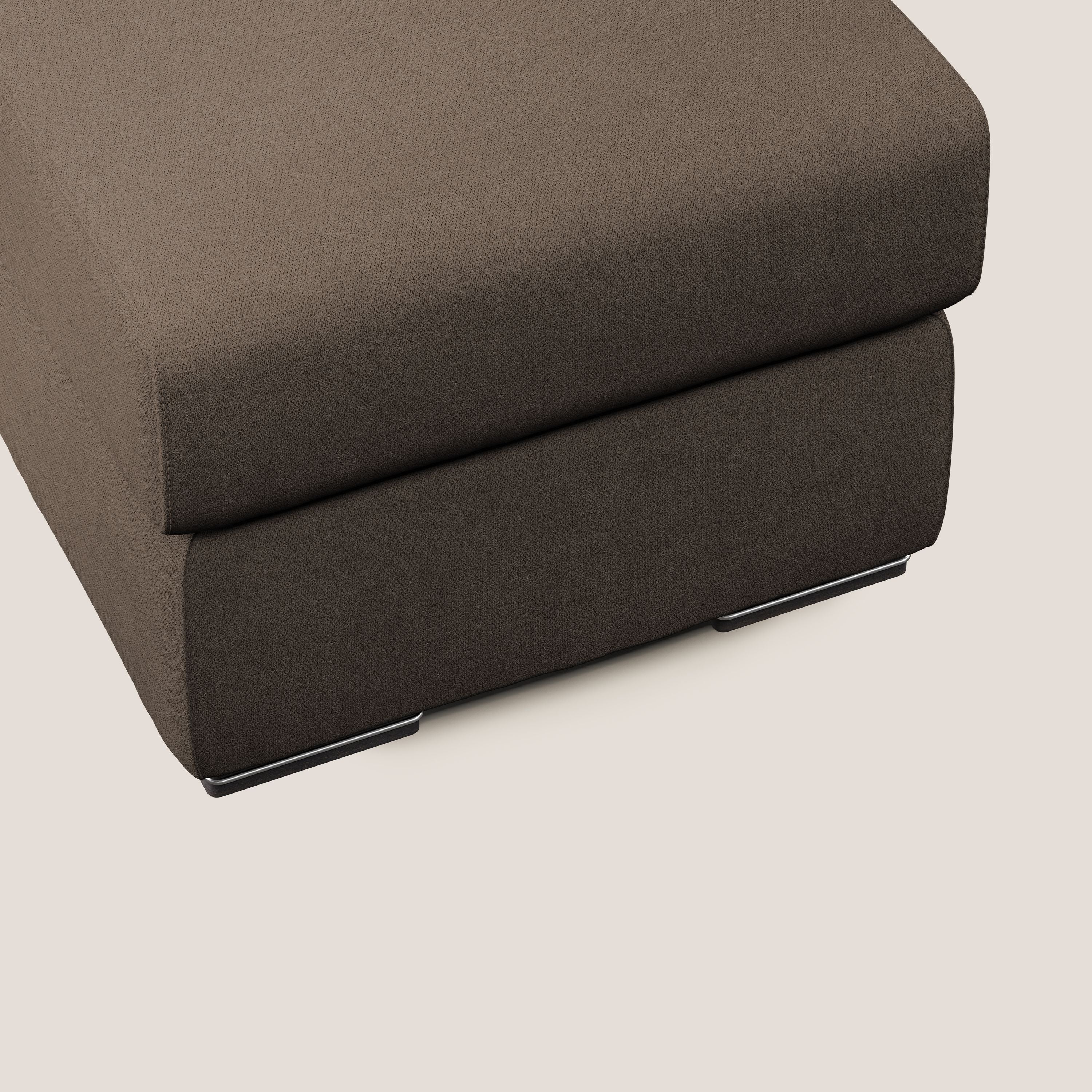 Sun pouf apribile contenitore in tessuto impermeabile T02 marrone - divitt.sbs