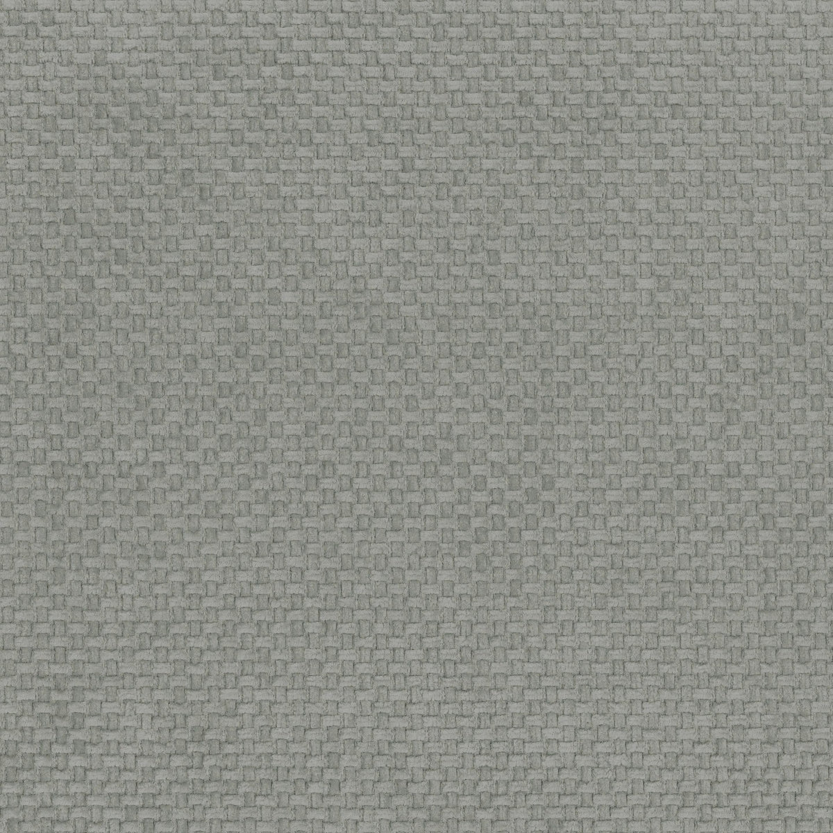 Un primo piano del modello “Personalizzazione” in tessuto T26 ASTON, caratterizzato da una trama a intreccio a canestro di colore grigio neutro e uniforme, con piccoli segmenti quadrati intrecciati tra loro che creano un delicato effetto a griglia.