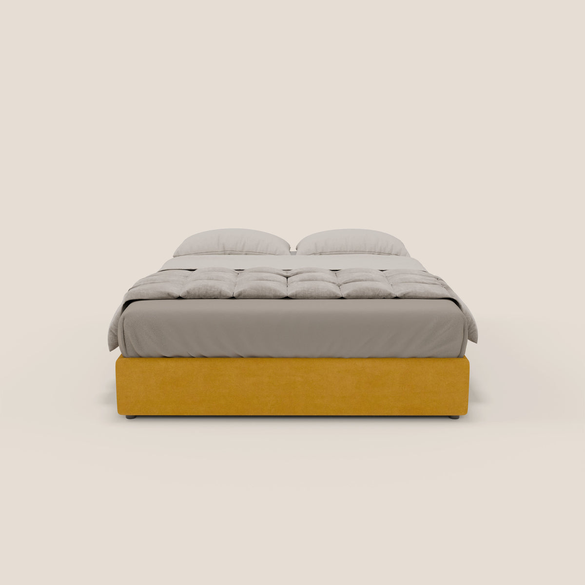 Ina sommier con ampio contenitore in microfibra smacchiabile ed impermeabile T11 - divitt.sbs