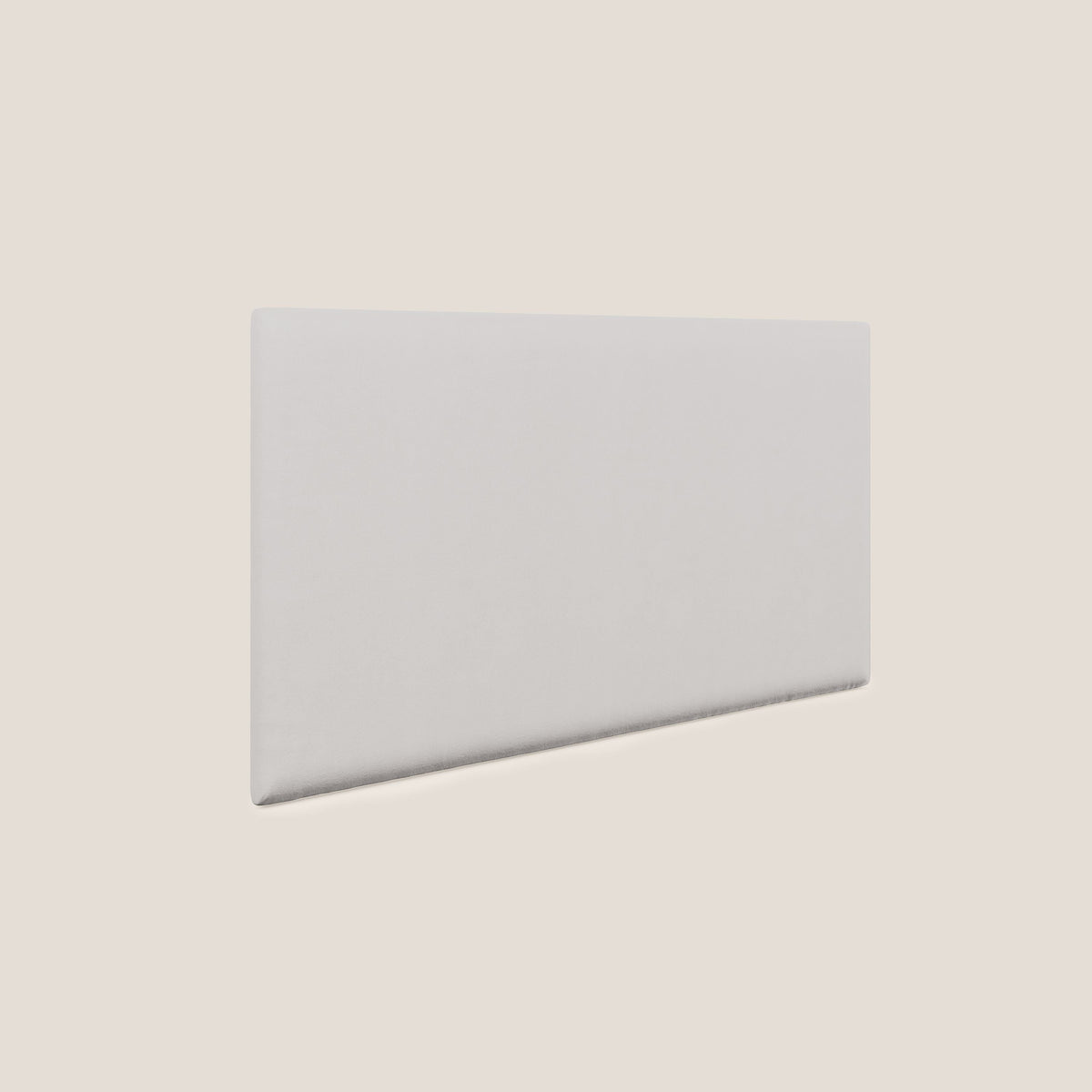 Testata pannello a muro piccola di varie dimensioni in microfibra smacchiabile T11 grigio chiaro - divitt.sbs