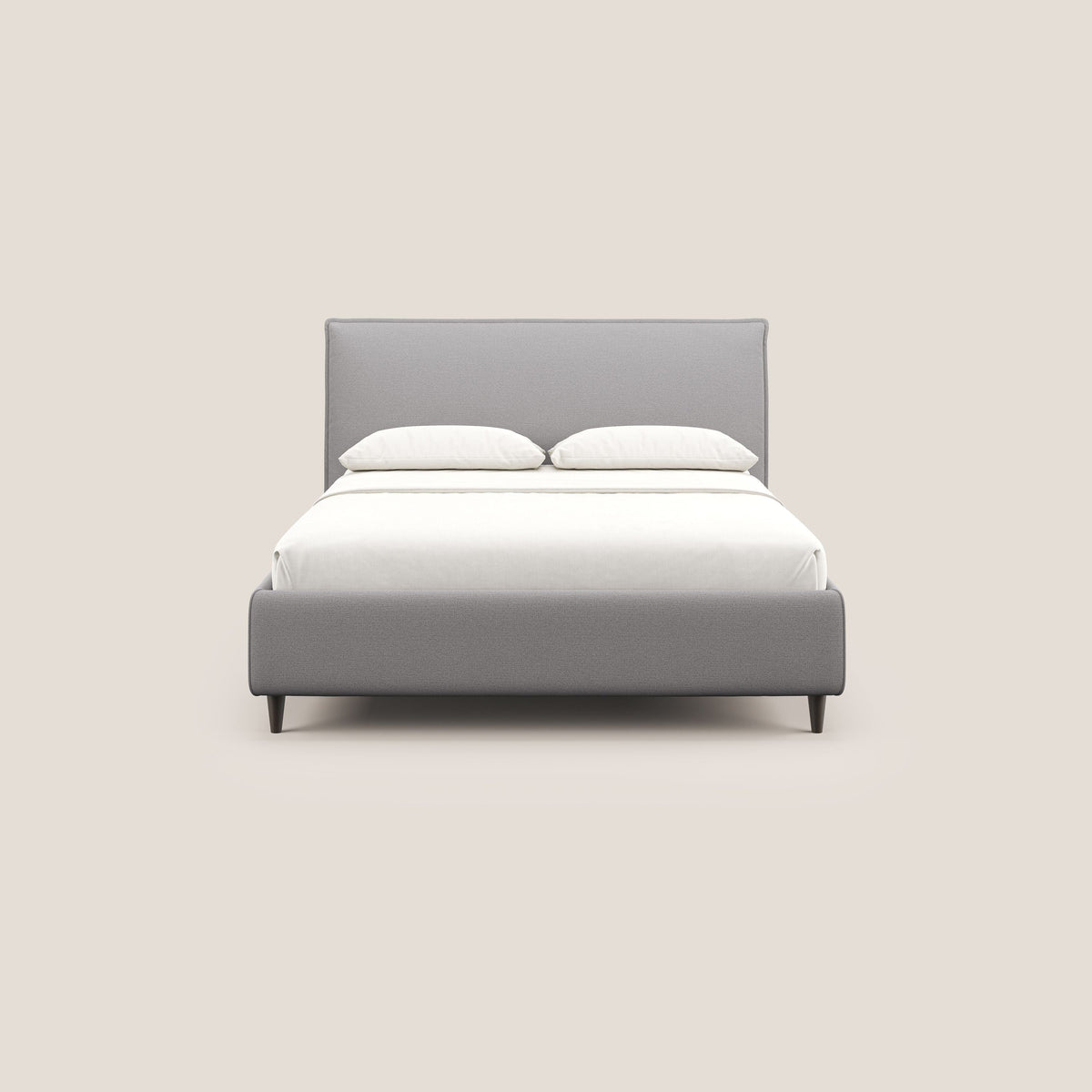 Hunter letto imbottito contenitore sfoderabile in tessuto impermeabile fiammato T19 grigio - divitt.sbs