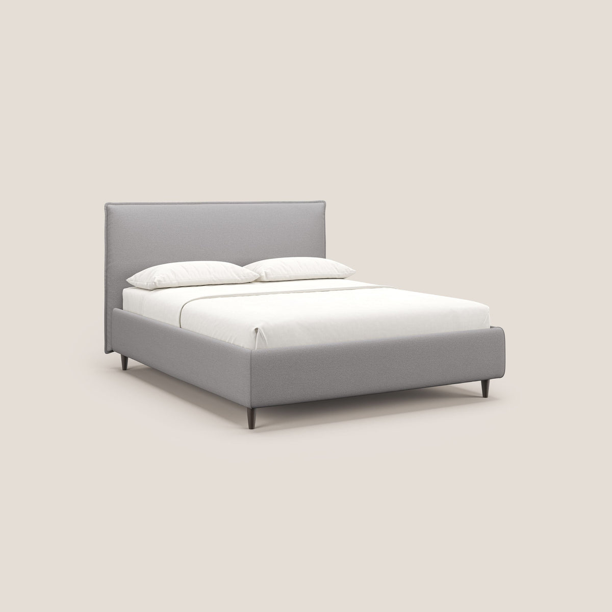 Hunter letto imbottito contenitore sfoderabile in tessuto impermeabile fiammato T19 grigio - divitt.sbs