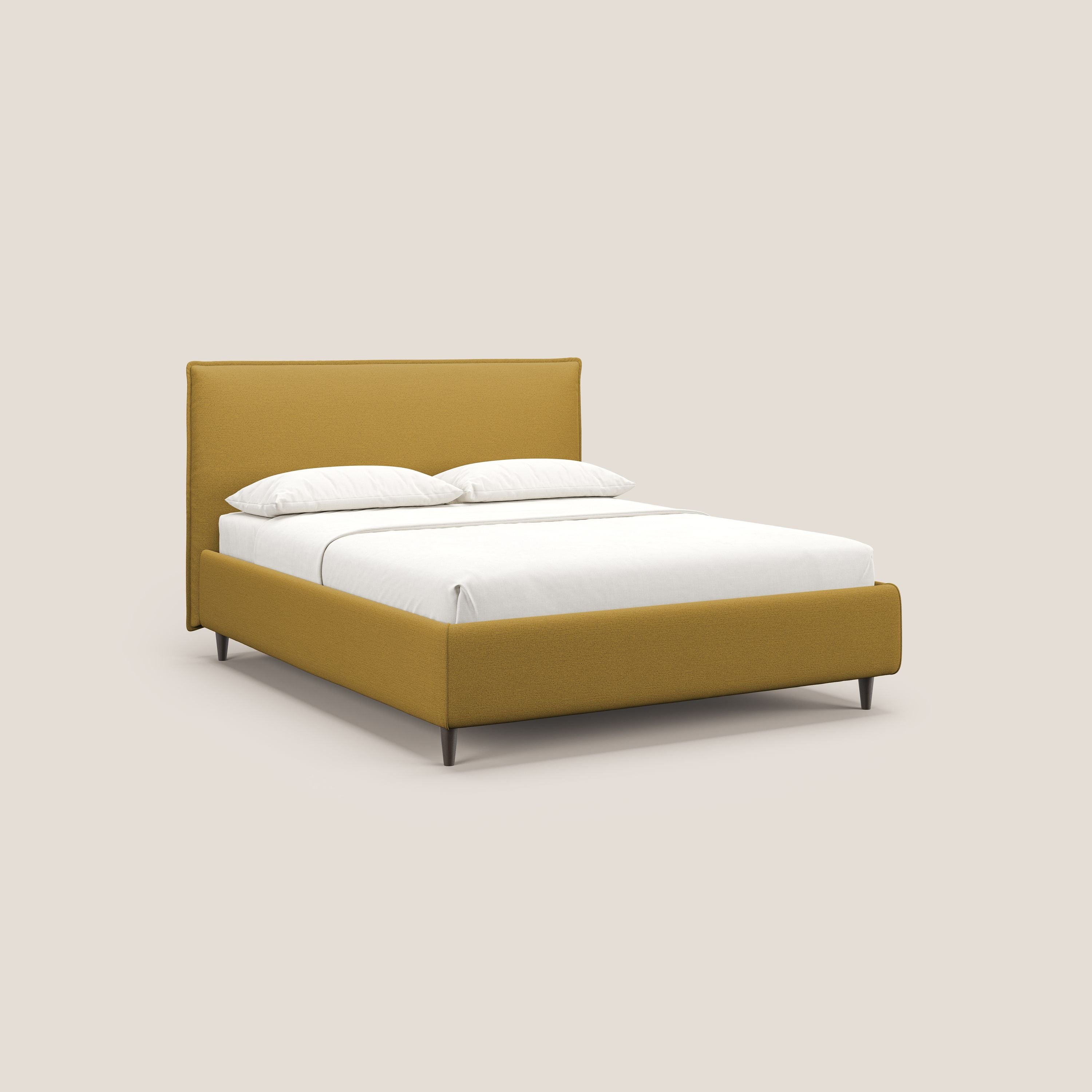 Hunter letto imbottito contenitore sfoderabile in tessuto impermeabile fiammato T19 giallo - divitt.sbs