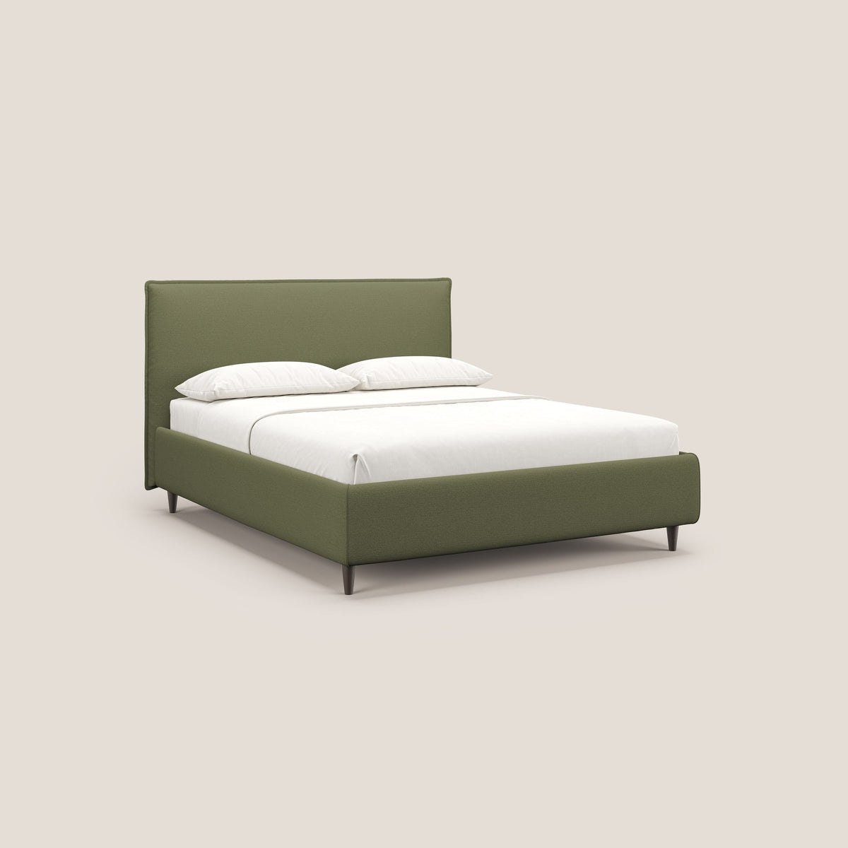 Hunter letto imbottito contenitore sfoderabile in tessuto impermeabile fiammato T19 verde - divitt.sbs