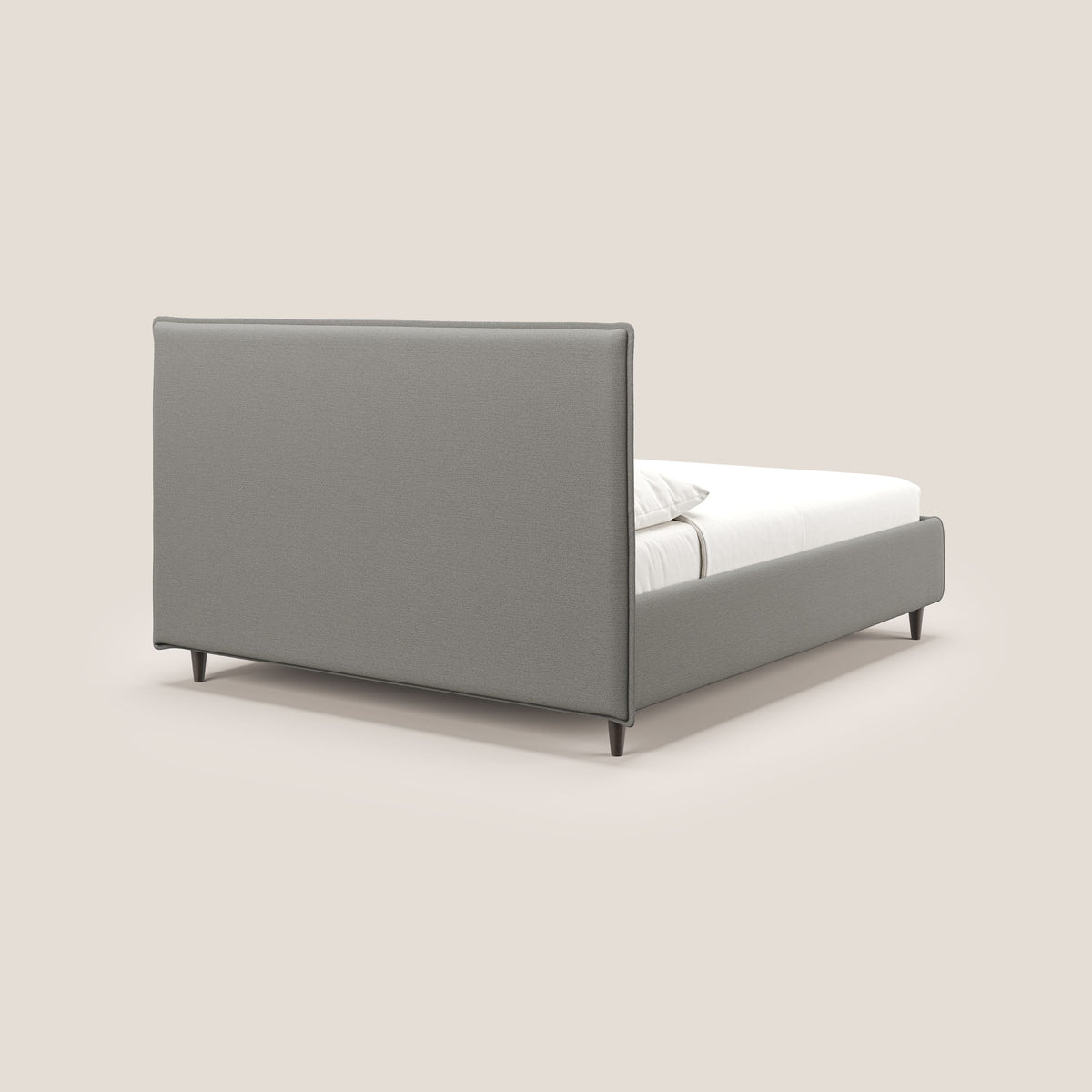Hunter letto imbottito contenitore sfoderabile in tessuto impermeabile fiammato T19 beige - divitt.sbs