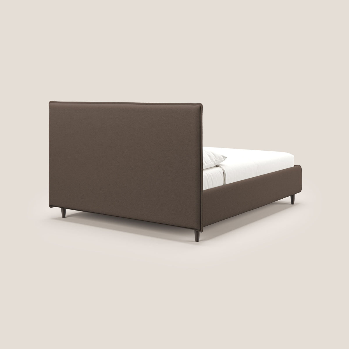 Hunter letto imbottito contenitore sfoderabile in tessuto impermeabile fiammato T19 marrone - divitt.sbs