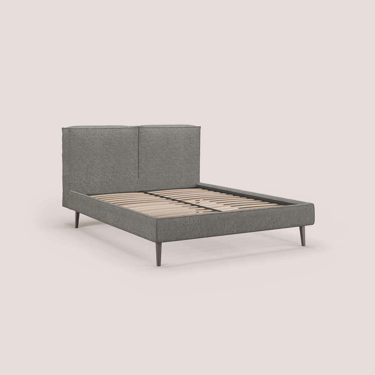 Isotta letto imbottito completamente sfoderabile in morbido tessuti impermeabile T10 talpa - divitt.sbs