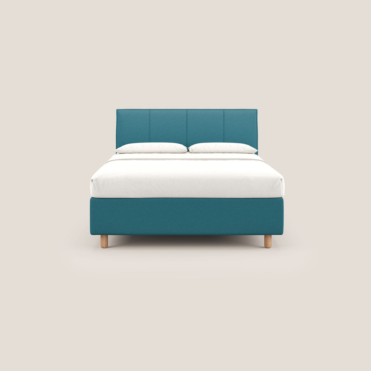 Lothar letto contenitore maxi dalle dimensioni contenute in tessuto impermeabile T13 azzurro - divitt.sbs
