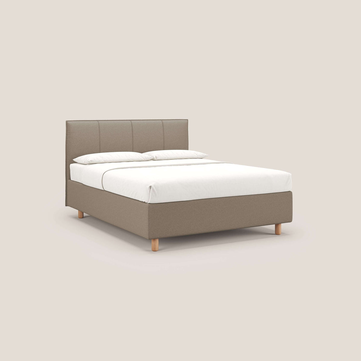 Lothar letto contenitore maxi dalle dimensioni contenute in tessuto impermeabile T13 beige - divitt.sbs