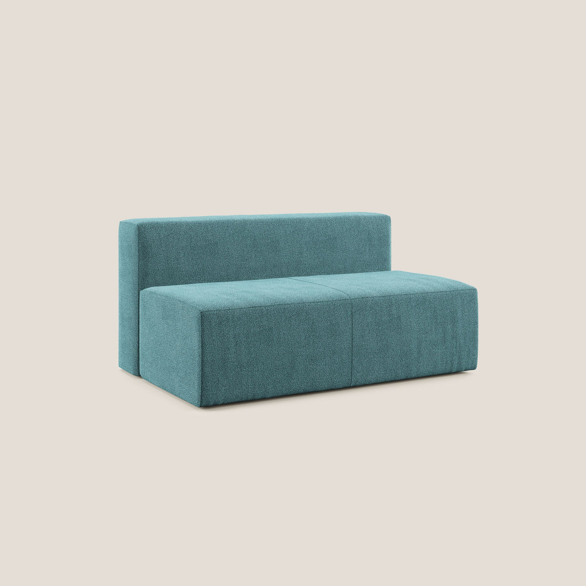 Nettuno modulo centrale maxi in morbido tessuto bouclè T07 azzurro - divitt.sbs