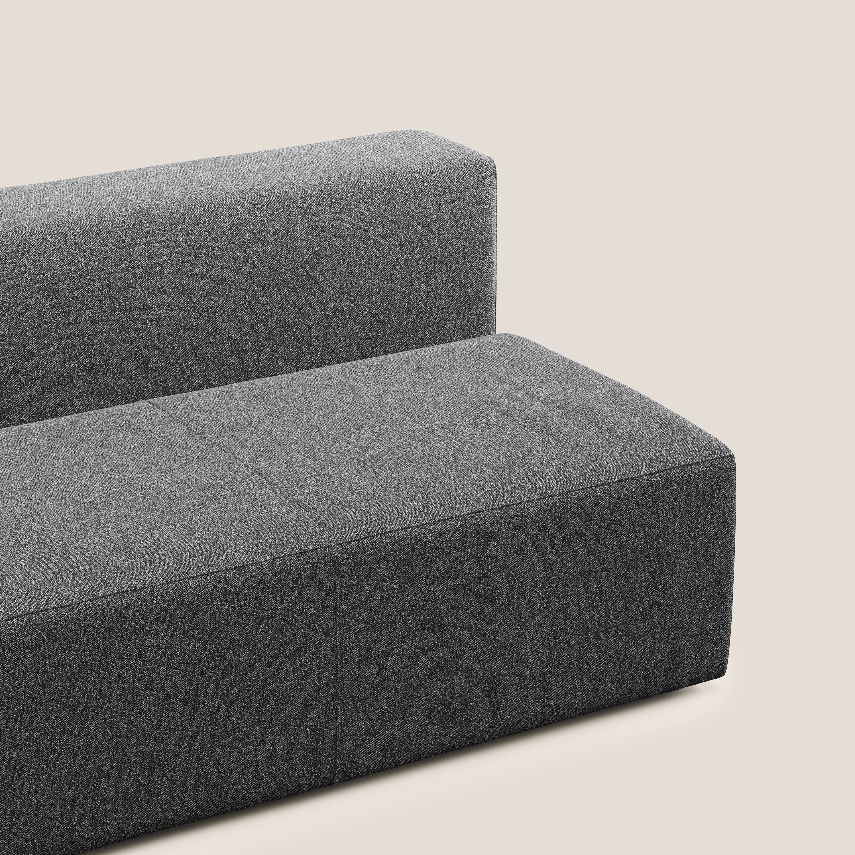 Nettuno elemento maxi 180 cm in morbido bouclè impermeabile T07 ANTRACITE - divitt.sbs