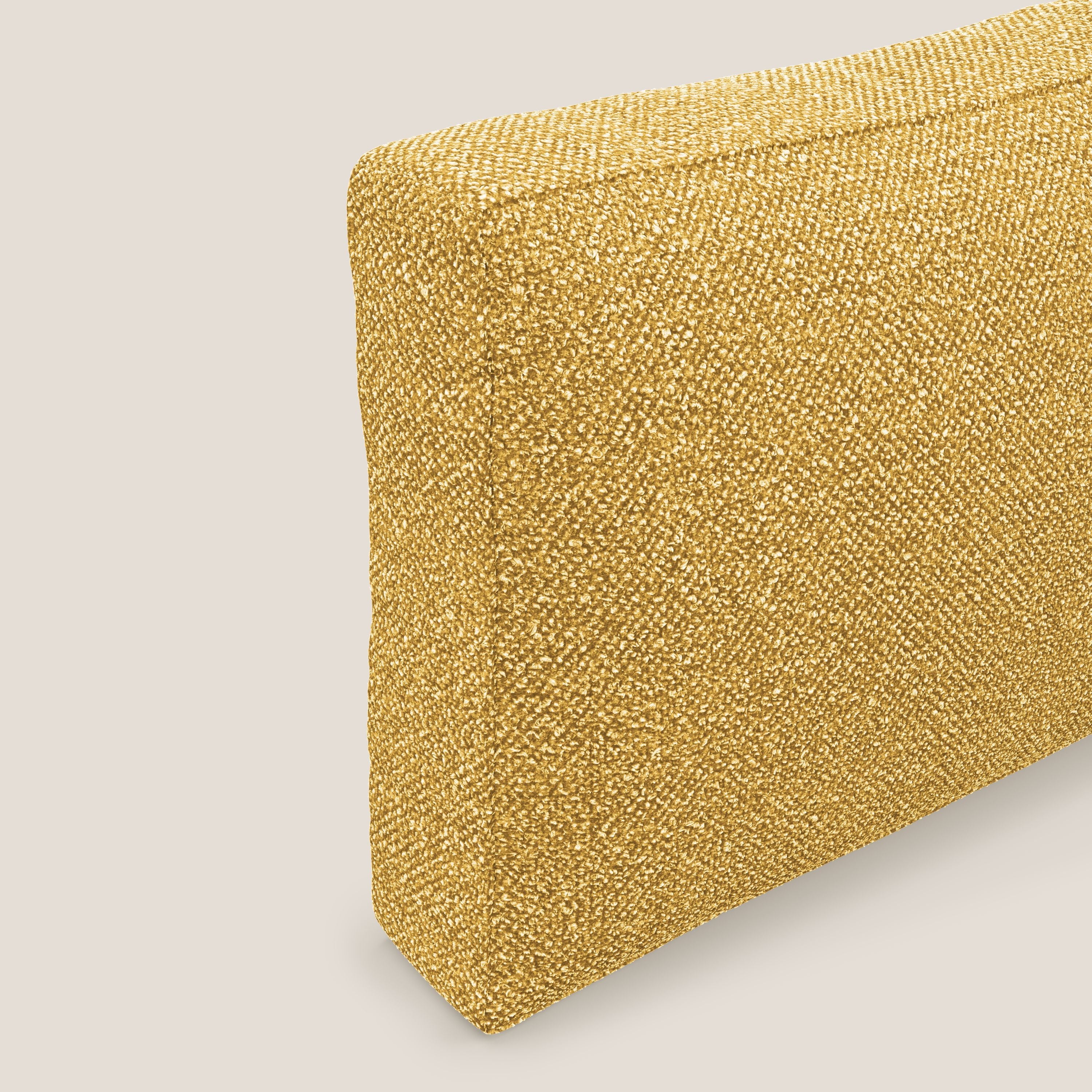 Nettuno cuscino schienale realizzato in tessuto bouclè impermeabile T07 giallo - divitt.sbs