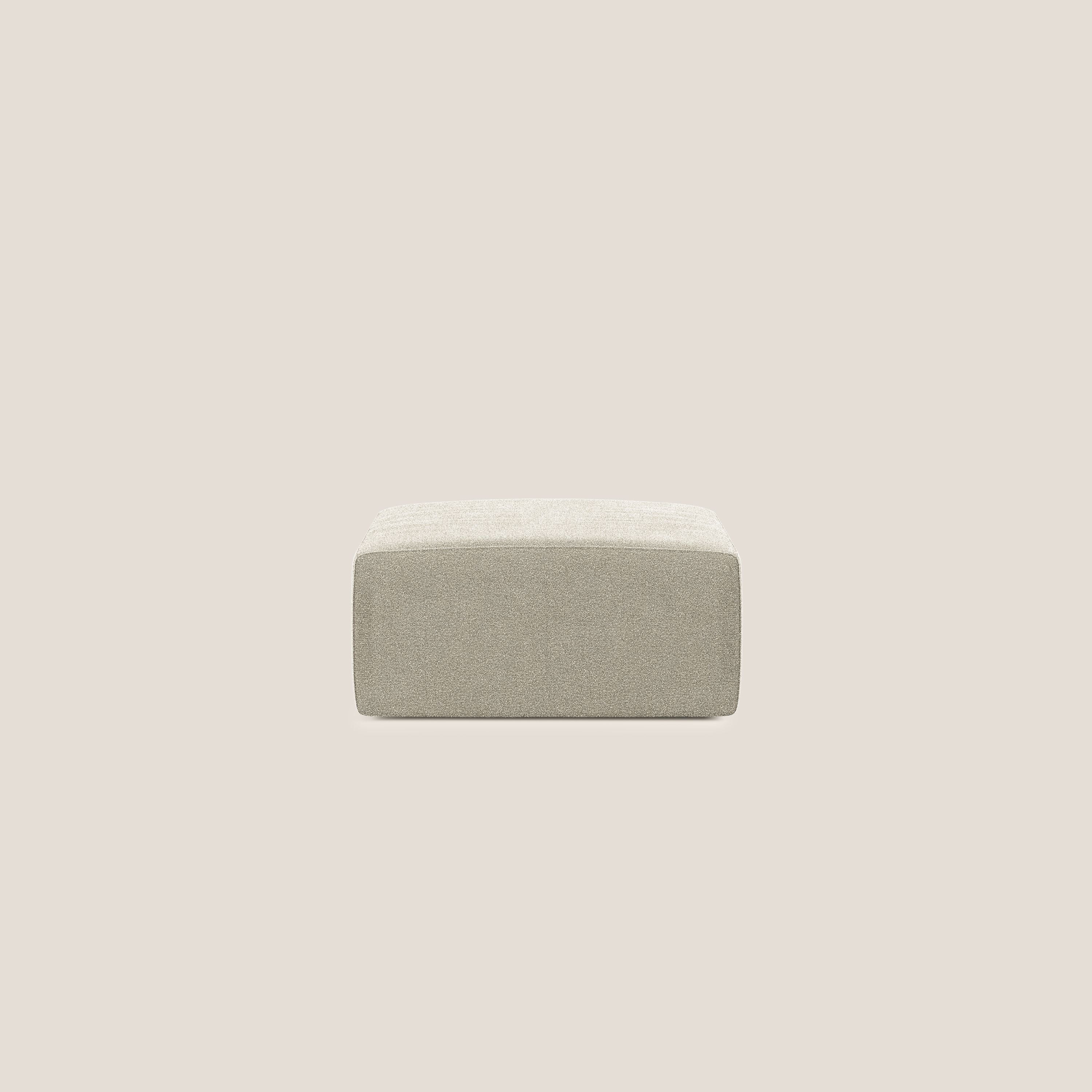 Nettuno modulo pouf in morbido tessuto bouclè T07 beige - divitt.sbs