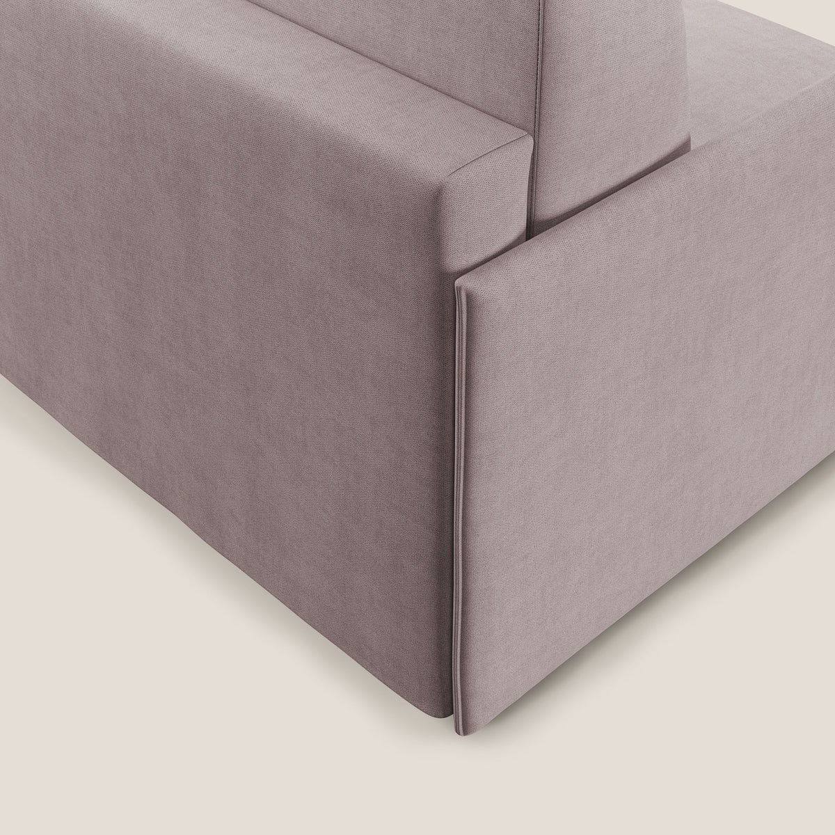 Evans poltrona letto in morbido tessuto impermeabile T02 rosa - divitt.sbs