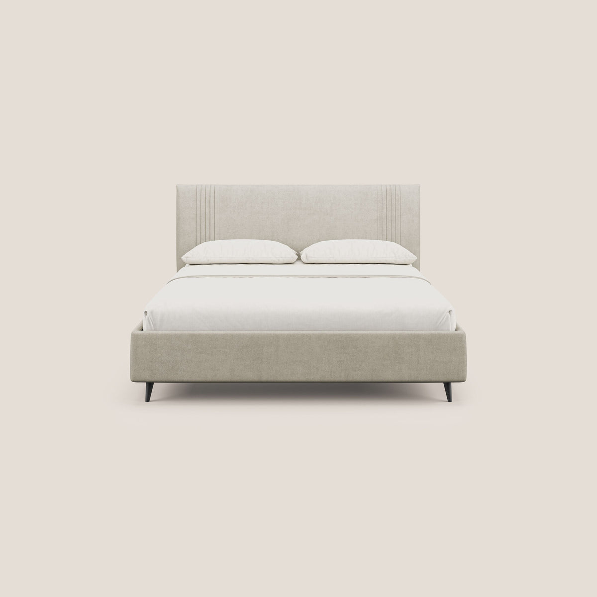Yvonne letto contenitore in morbido tessuto impermeabile T02 panna - divitt.sbs