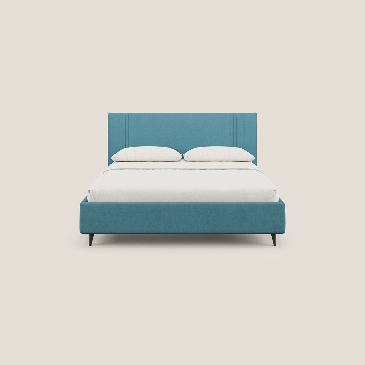 Yvonne letto contenitore in morbido tessuto impermeabile T02 azzurro - divitt.sbs