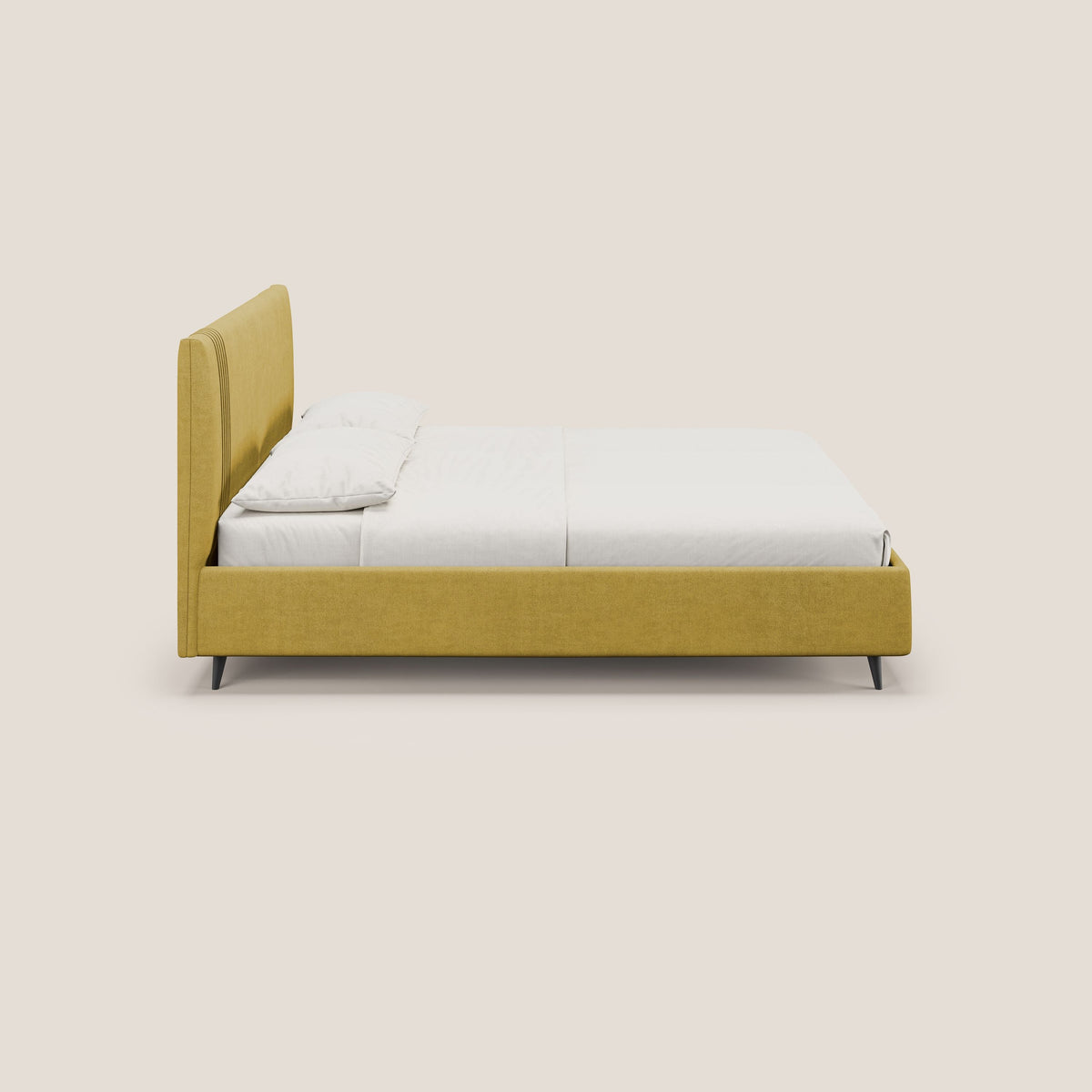 Yvonne letto contenitore in morbido tessuto impermeabile T02 giallo - divitt.sbs