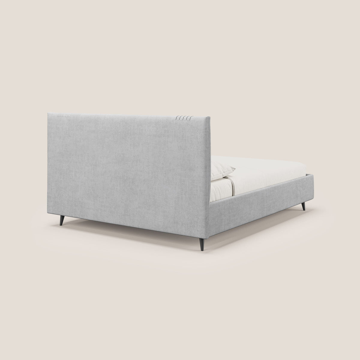 Yvonne letto contenitore in morbido tessuto impermeabile T02 grigio chiaro - divitt.sbs