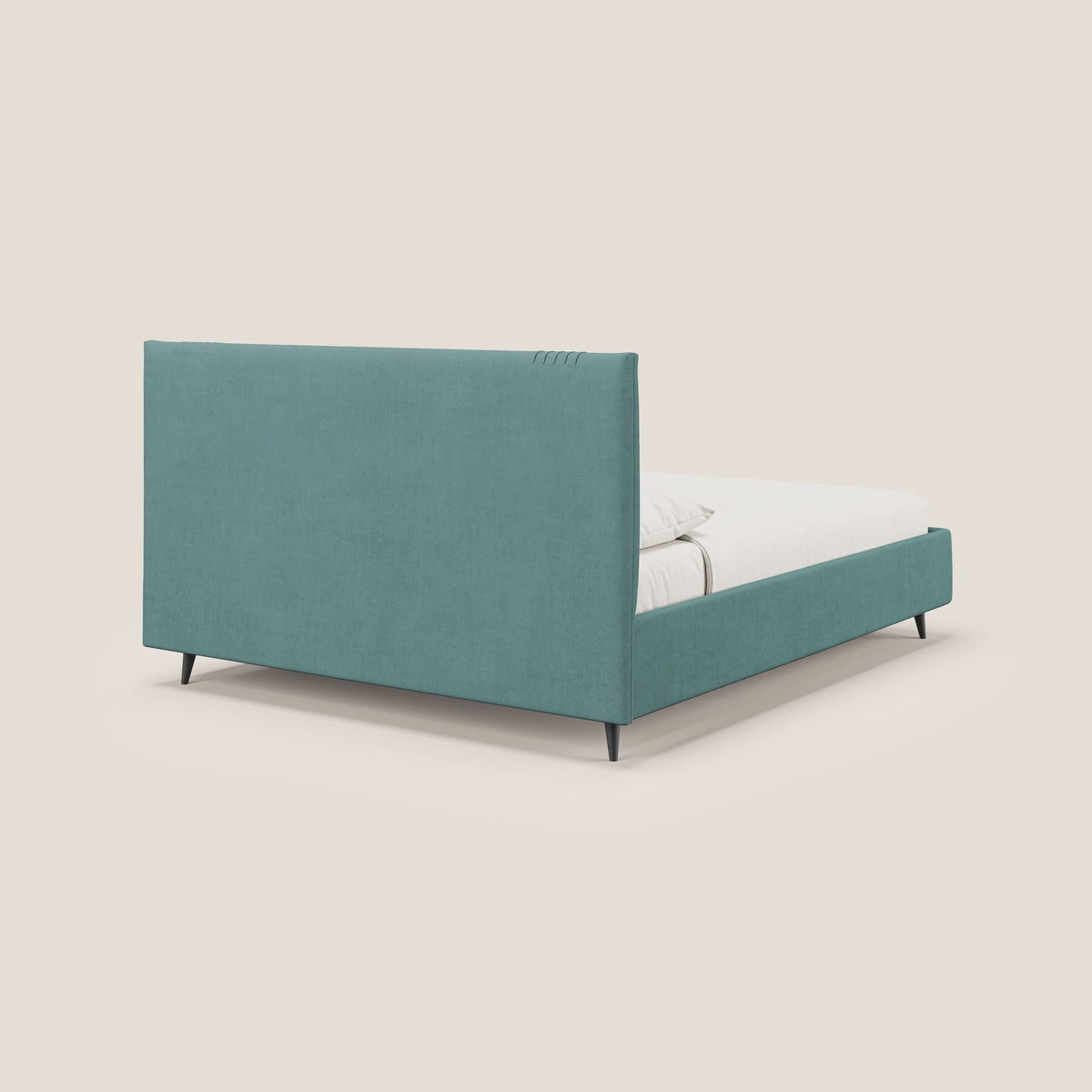 Yvonne letto contenitore in morbido tessuto impermeabile T02 petrolio - divitt.sbs
