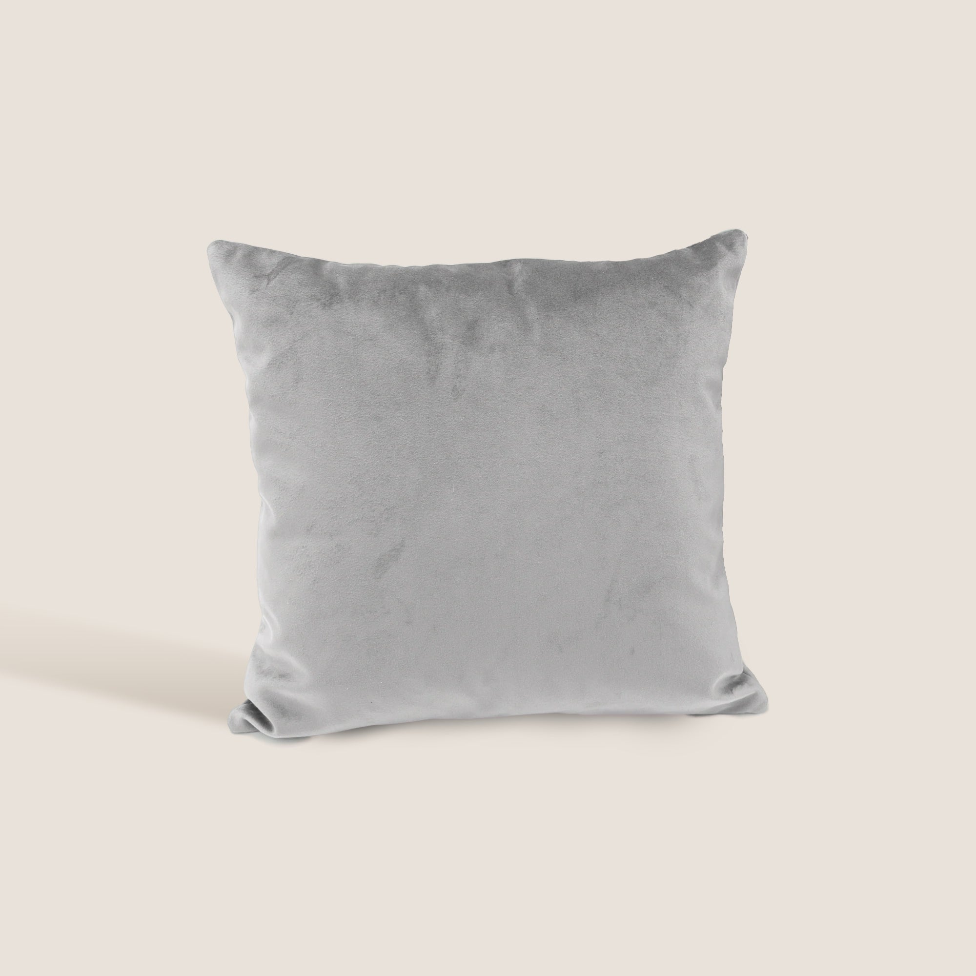 Velluto cuscini quadrati disponibile in diverse colorazioni in velluto impermeabile grigio chiaro - divitt.sbs
