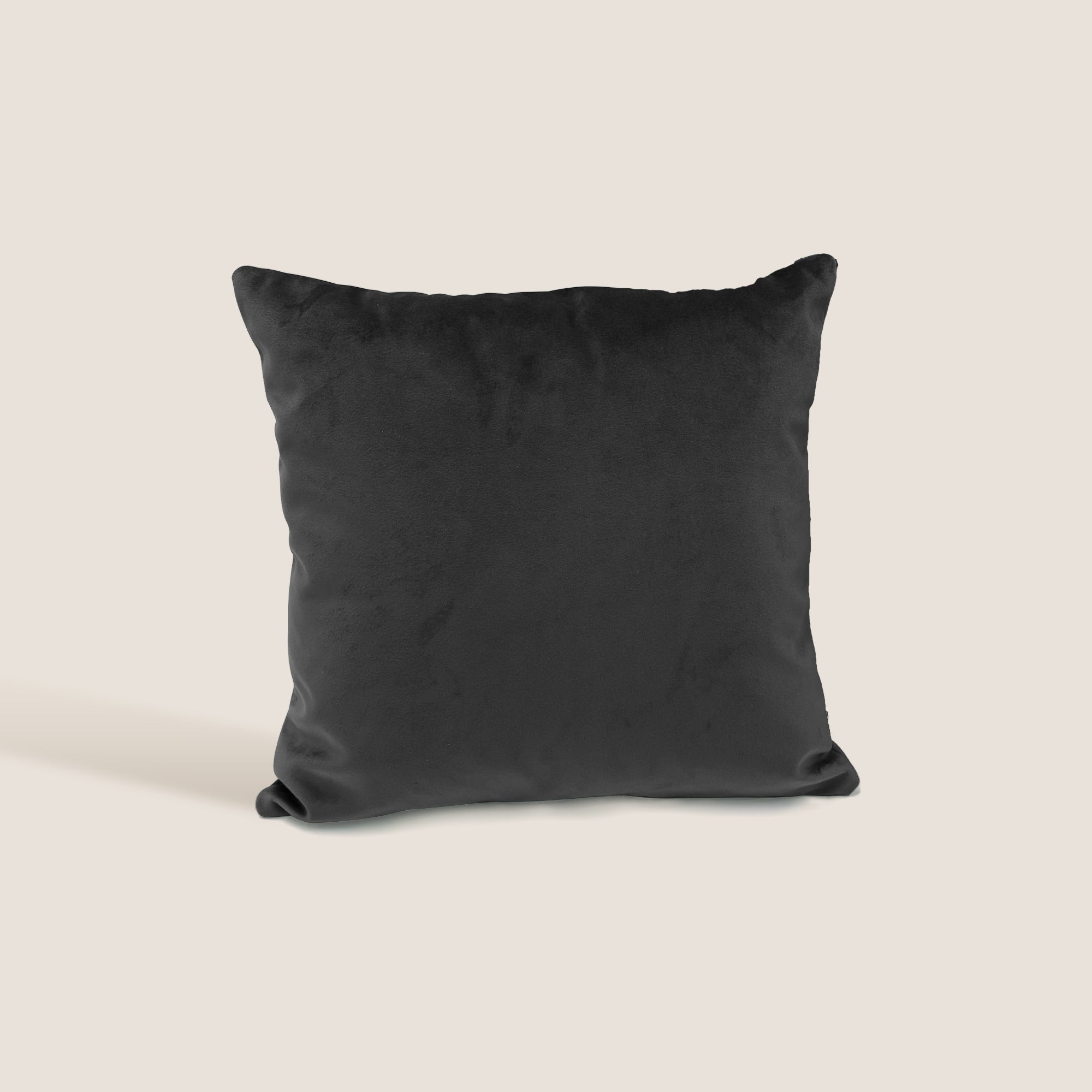 Velluto cuscini quadrati disponibile in diverse colorazioni in velluto impermeabile nero - divitt.sbs
