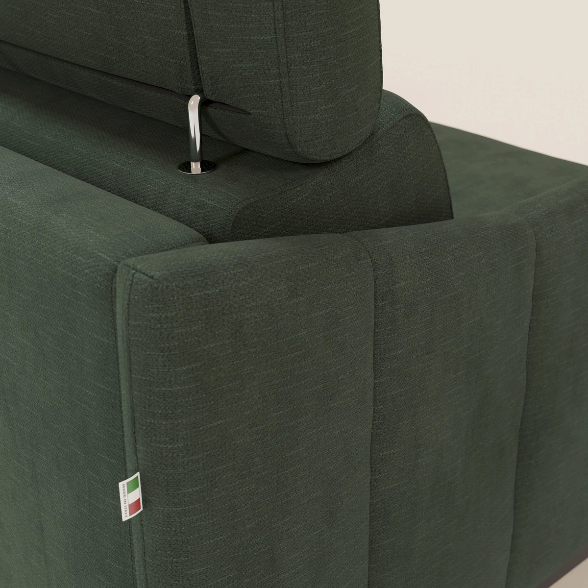Loto Divano Letto Angolare con Penisola contenitore, Poggiatesta, Materasso Alto H18 in morbido tessuto impermeabile T14 - divitt.sbs
