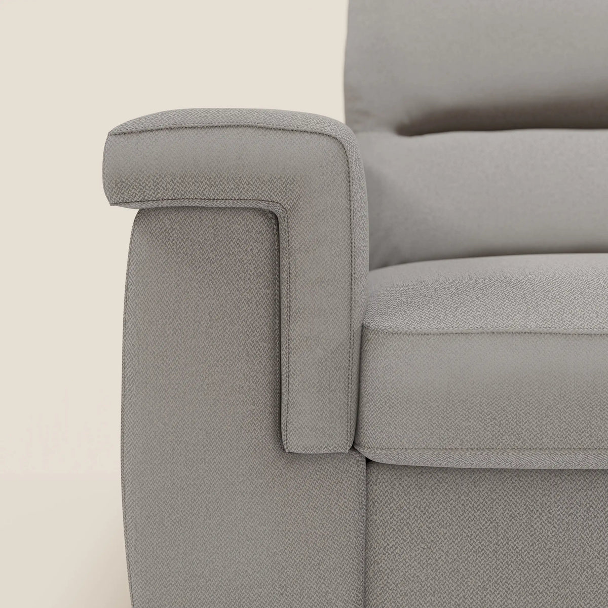 Magnolia divano letto angolare con Penisola Contenitore - Materasso H18 cm in tessuto smacchiabile T05 - divitt.sbs
