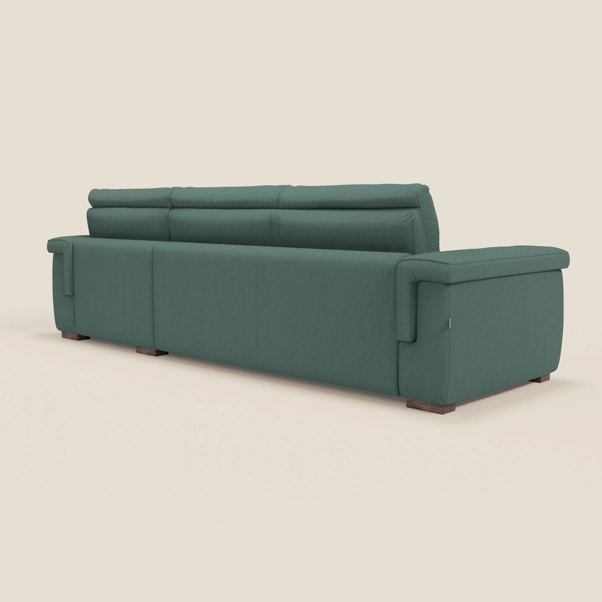 Magnolia divano letto angolare con Penisola Contenitore - Materasso H18 cm in tessuto smacchiabile T05 - divitt.sbs