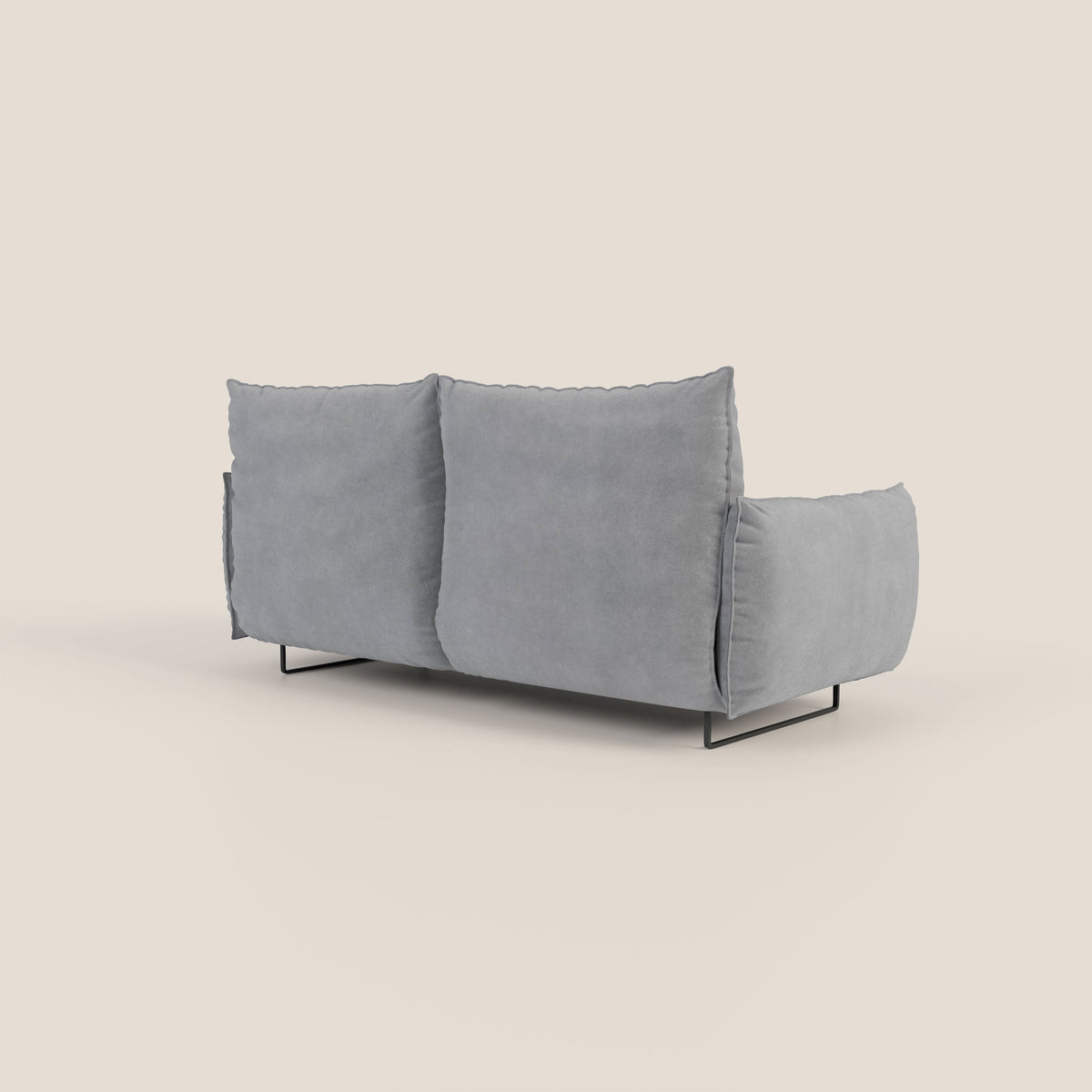 Monamour Divano dal design moderno con opzione relax elettrico in microfibra smacchiabile impermeabile T11 grigio - divitt.sbs