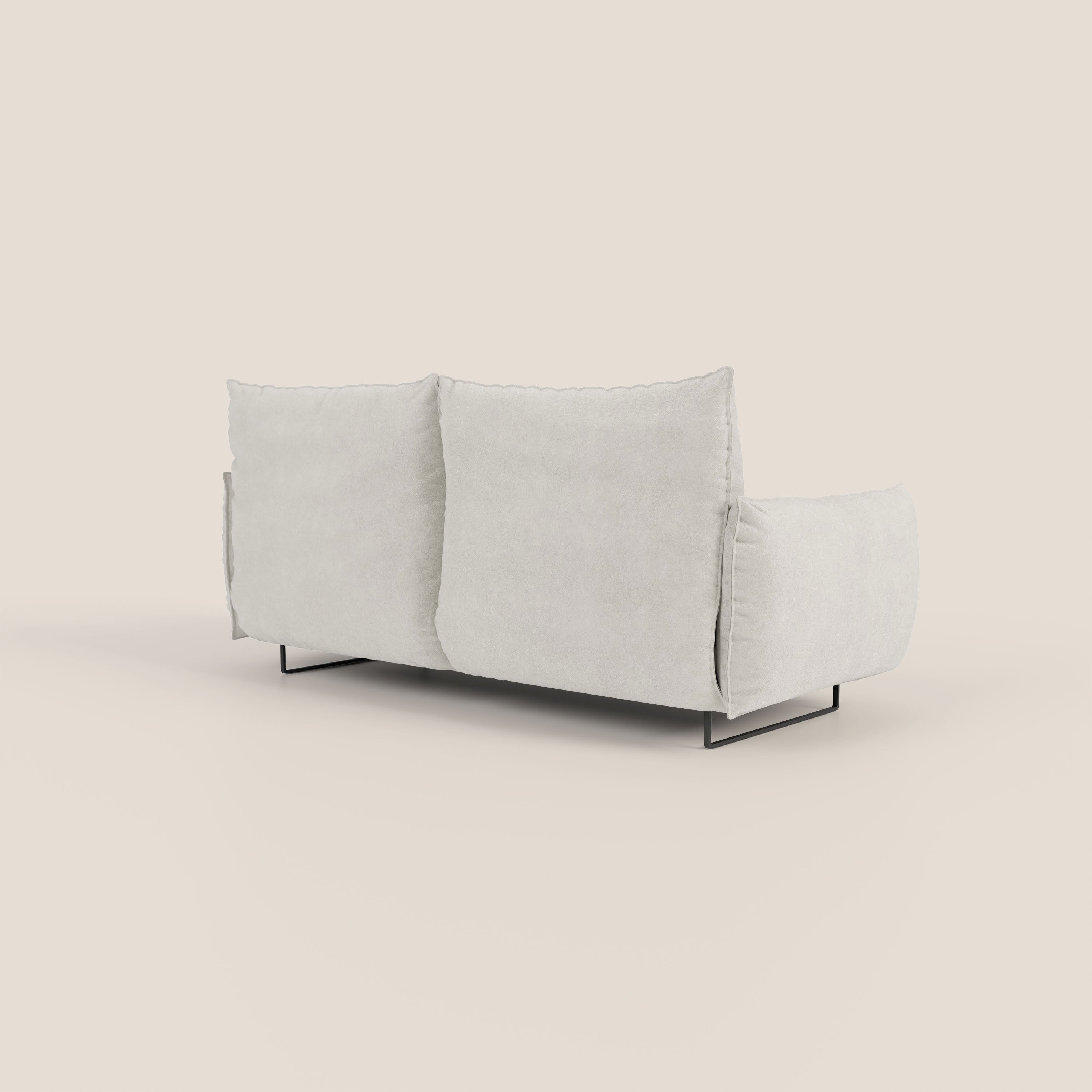 Monamour Divano dal design moderno con opzione relax elettrico in microfibra smacchiabile impermeabile T11 panna - divitt.sbs