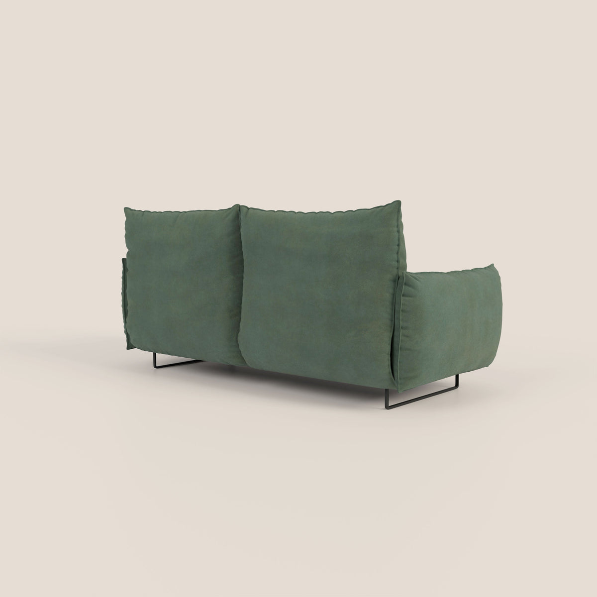 Monamour Divano dal design moderno con opzione relax elettrico in microfibra smacchiabile impermeabile T11 verde - divitt.sbs