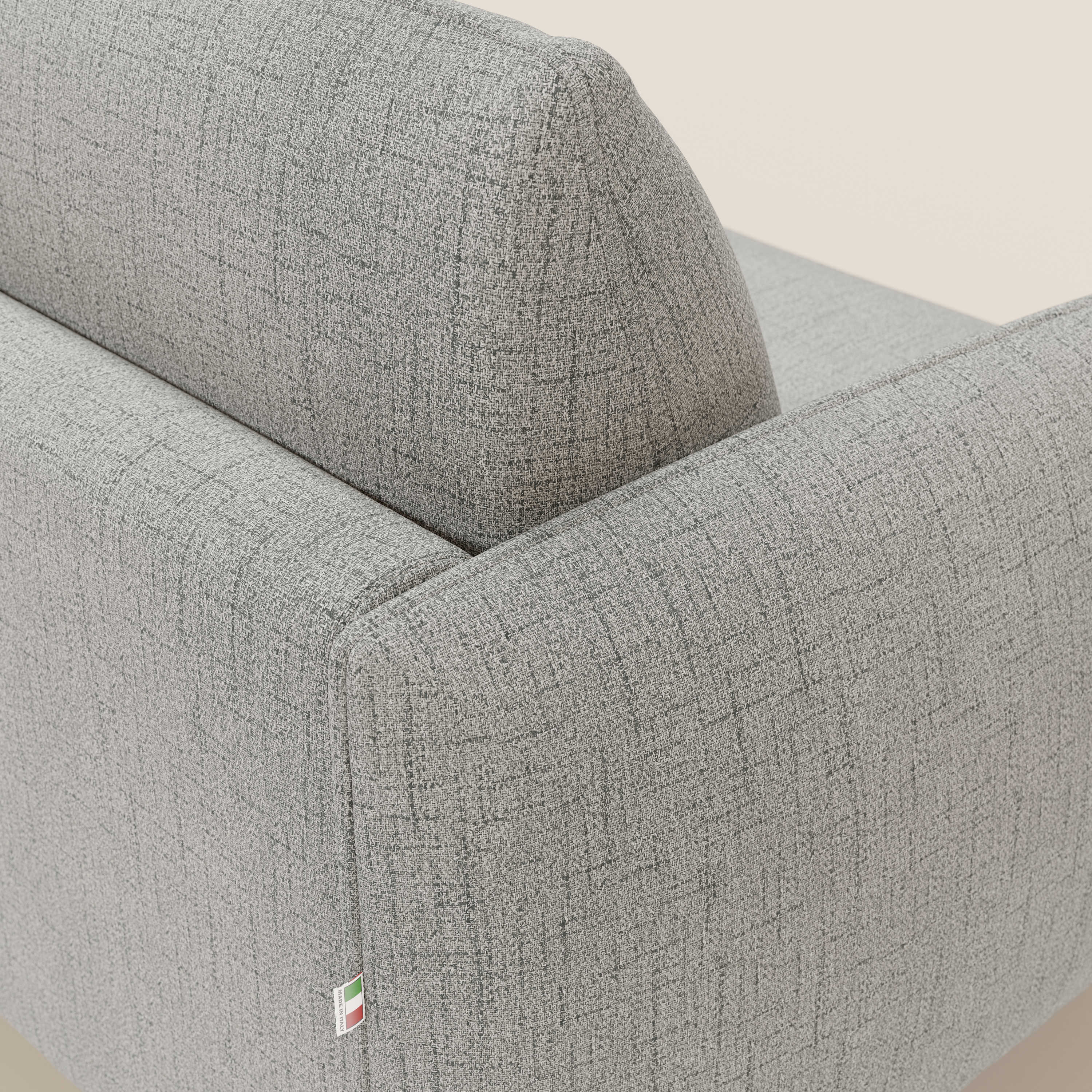 Ninfea divano letto Design Morbido con Piedini alti in Metallo e Materasso H18 cm in tessuto impermeabile T03 - divitt.sbs