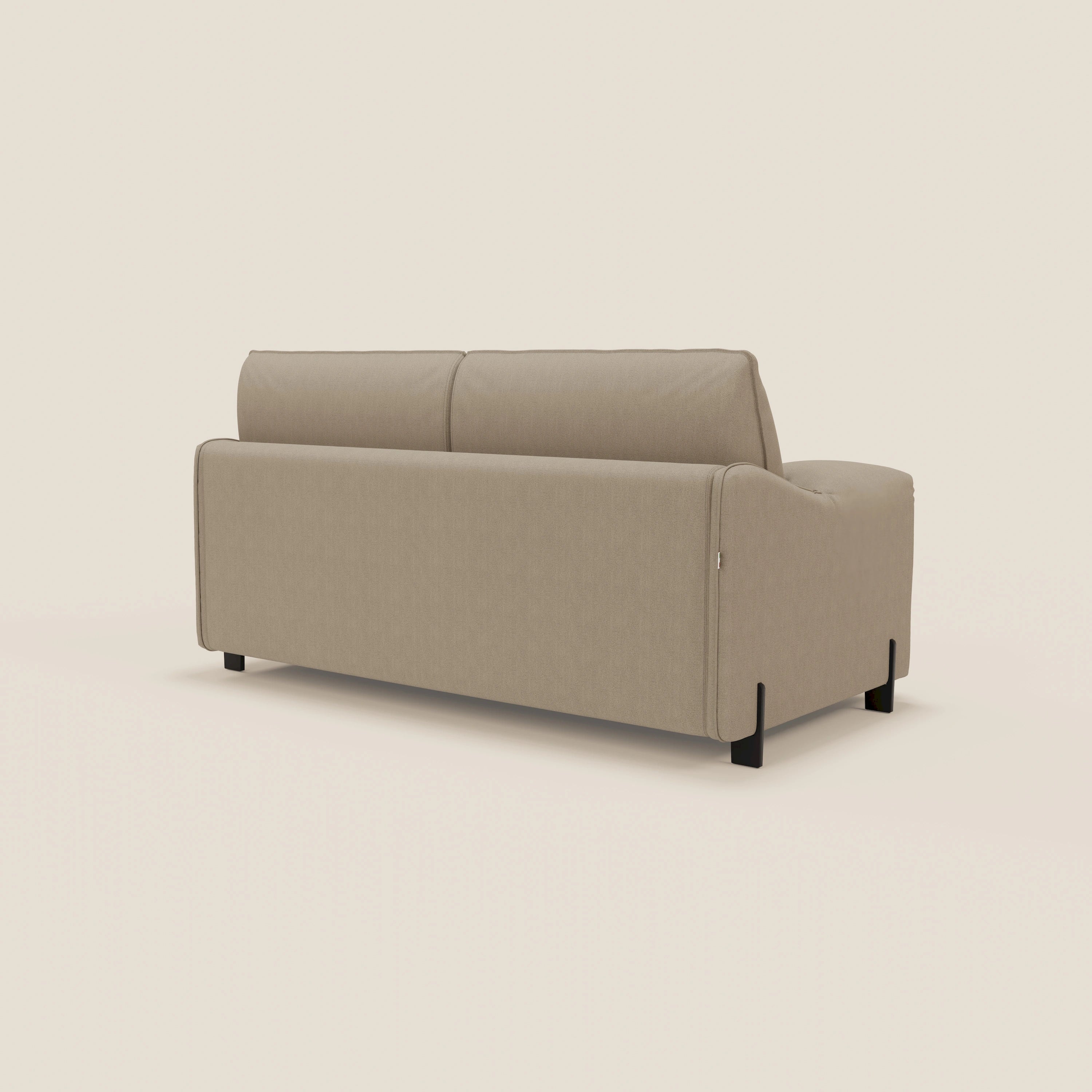 Primula divano letto con materasso alto 18 cm - braccioli mobili e tessuto smacchiabile T05 - divitt.sbs