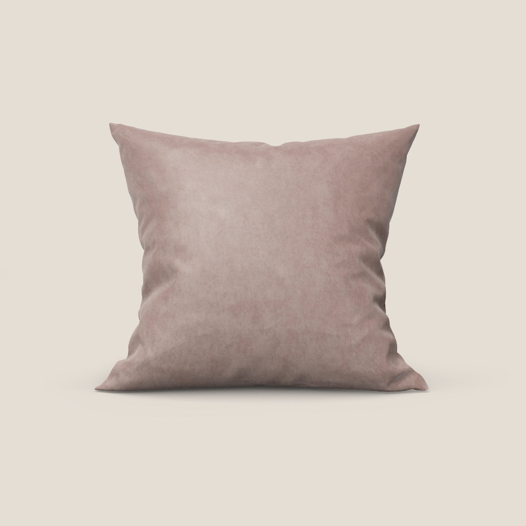 Rotterdam cuscino disponibile in diversi colori realizzato in microfibra effetto velluto raso impermeabile T09 rosa - divitt.sbs