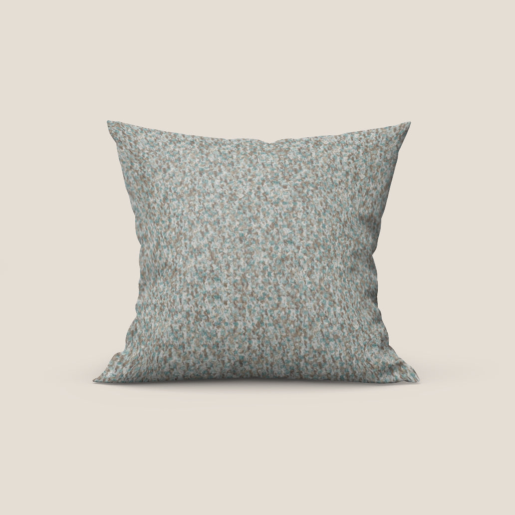 Sonic cuscino disponibile in diversi colori realizzato in pregiato bouclé smacchiabile T12 verde - divitt.sbs