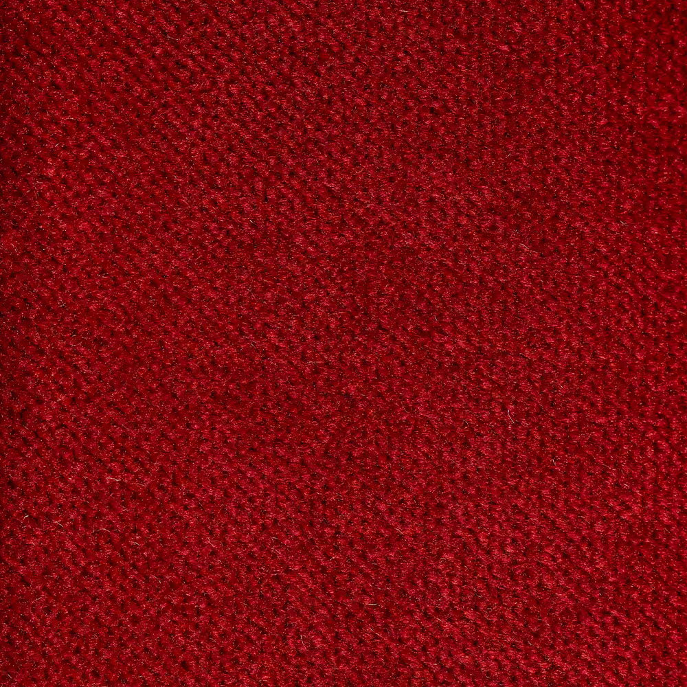 Un primo piano del tessuto Personalizzazione in T30 GIOIELLO, di colore rosso intenso, caratterizzato da una trama morbida e a grana fine con una leggera lucentezza e da un intreccio regolare e uniforme.