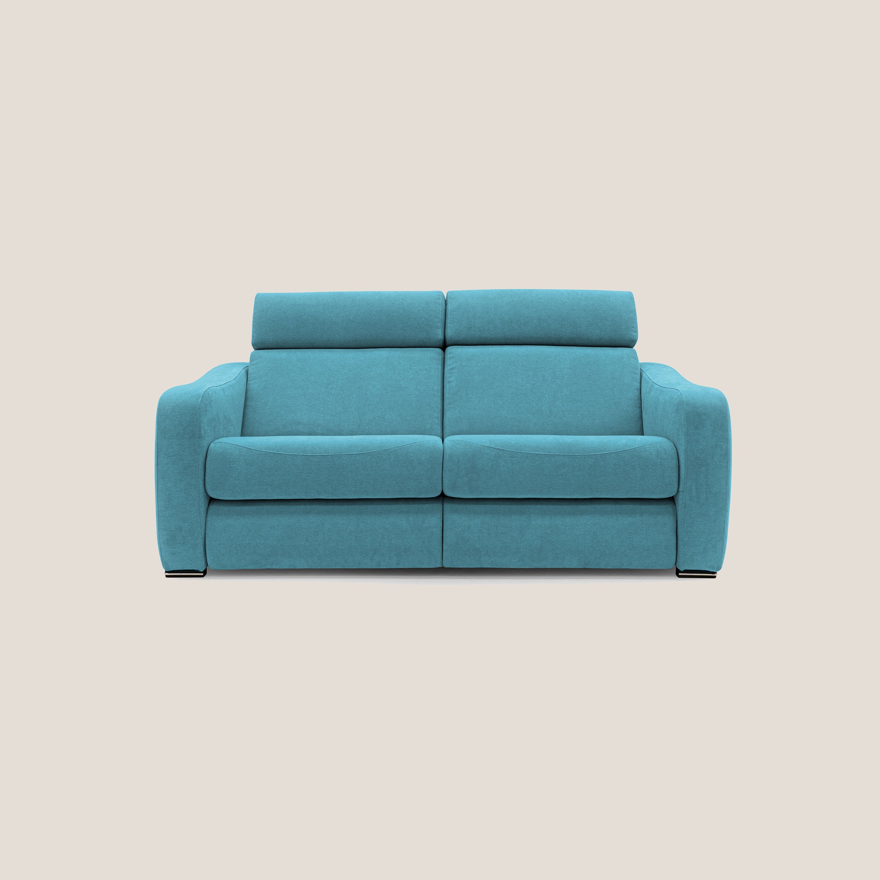 Gummy Divano con meccanismo relax elettrico azzurro - divitt.sbs