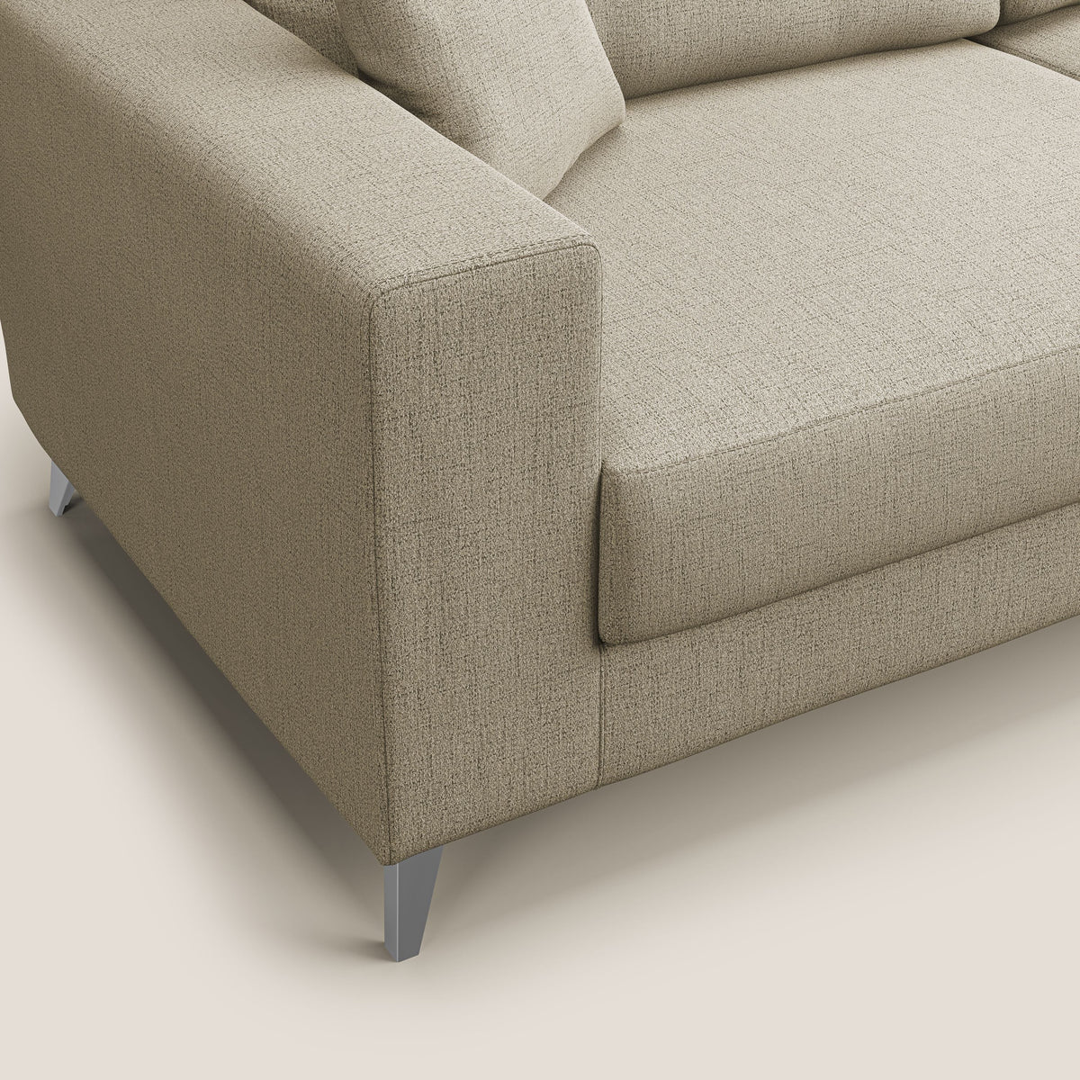Michael Divano angolare REVERSIBILE in tessuto impermeabile T03 beige - divitt.sbs