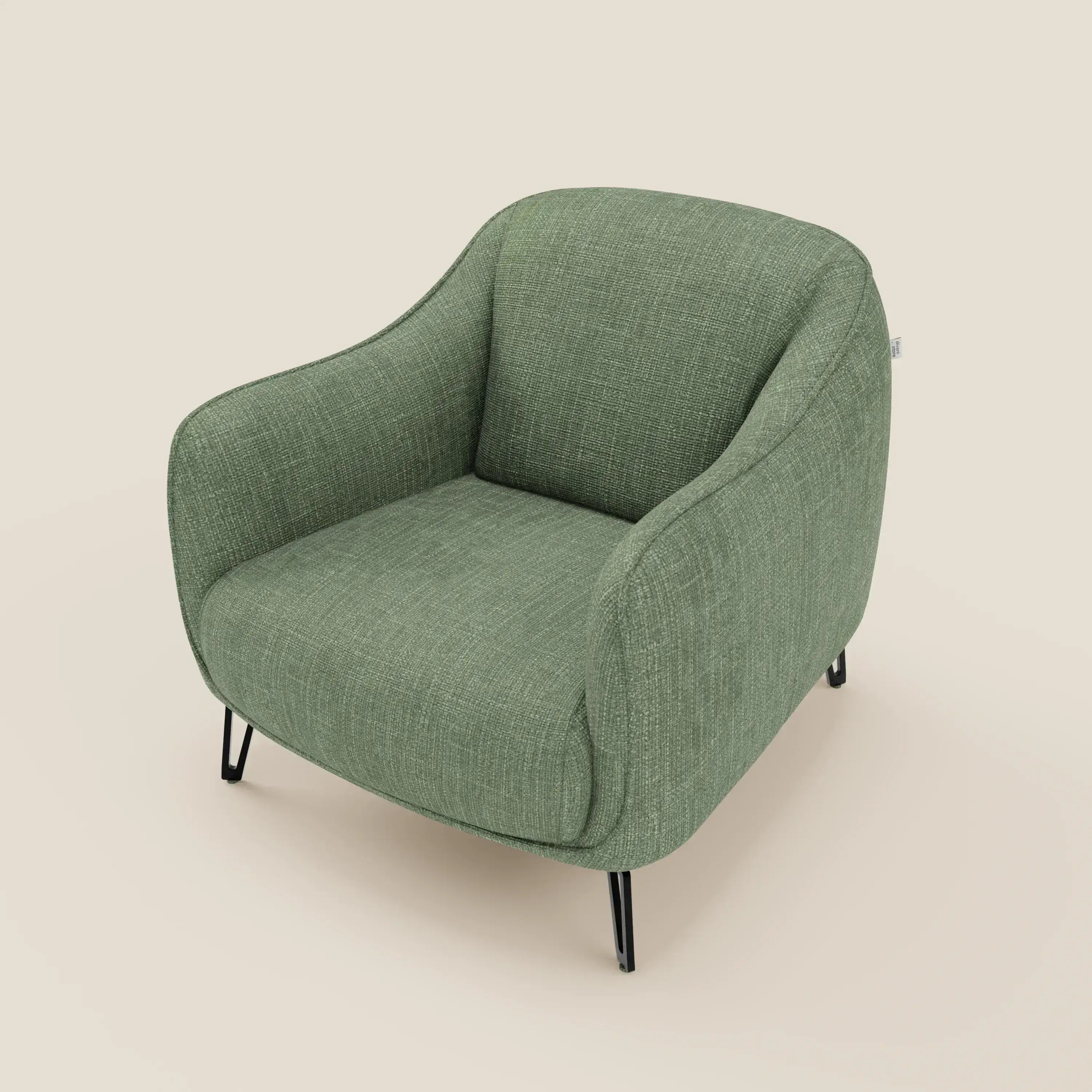 Avela Poltroncina dal comfort senza tempo in morbido tessuto impermeabile T06 - divitt.sbs