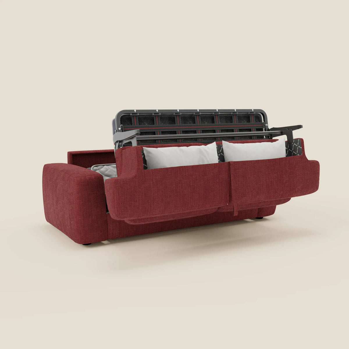 Cloud Divano letto materasso H17 cm dai morbidi cuscini in tessuto impermeabile T06 - divitt.sbs