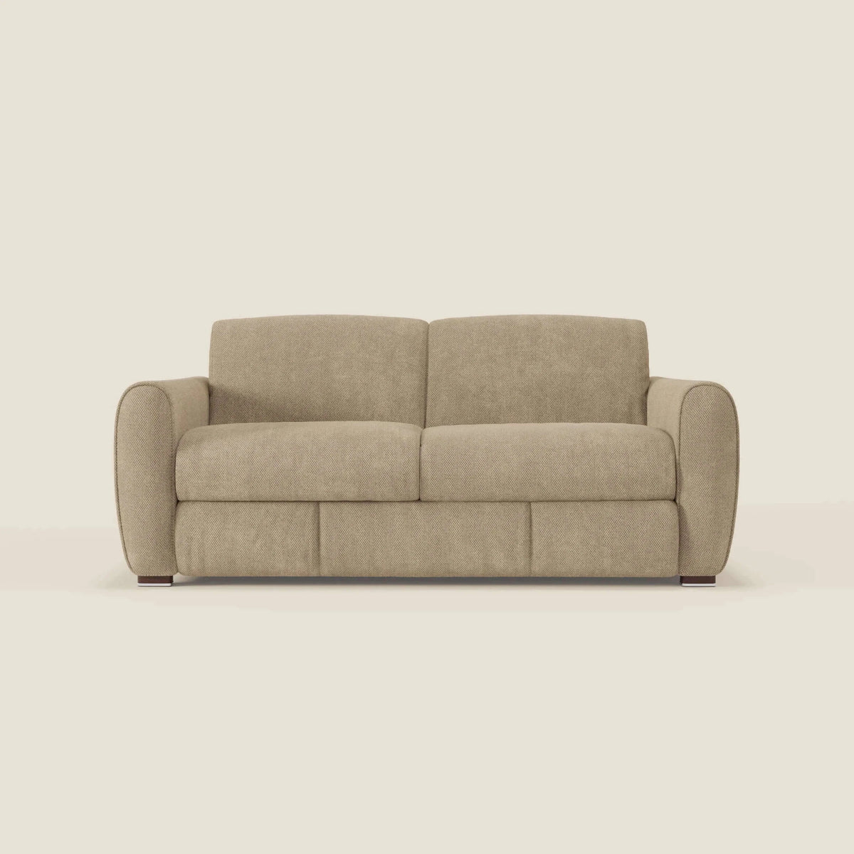 Kaleo Divano letto moderno con materasso H17 cm - in raffinato tessuto impermeabile T26 - divitt.sbs